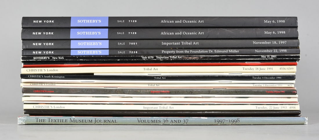 20 Tribal Art Auction Catalogs c1990s (1 of 4)