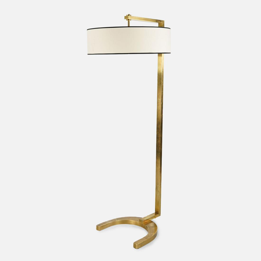 Thomas O'Brien for Visual Comfort & Co Hudson Floor Lamp Brass and Paper Shade (1 of 9)