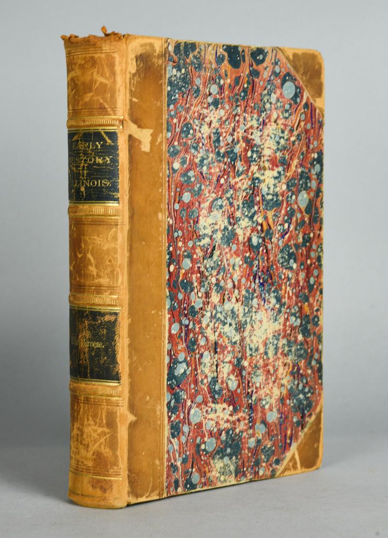 The Early History of Illinois by Sidney Breese 1st Edition 1884: The Early History of Illinois, from its Discovery by the French in 1673, Until its Cession to Great Britain in 1763, Including the Narrative of Marquettes Discovery of the Mississippi by Sidney Breese