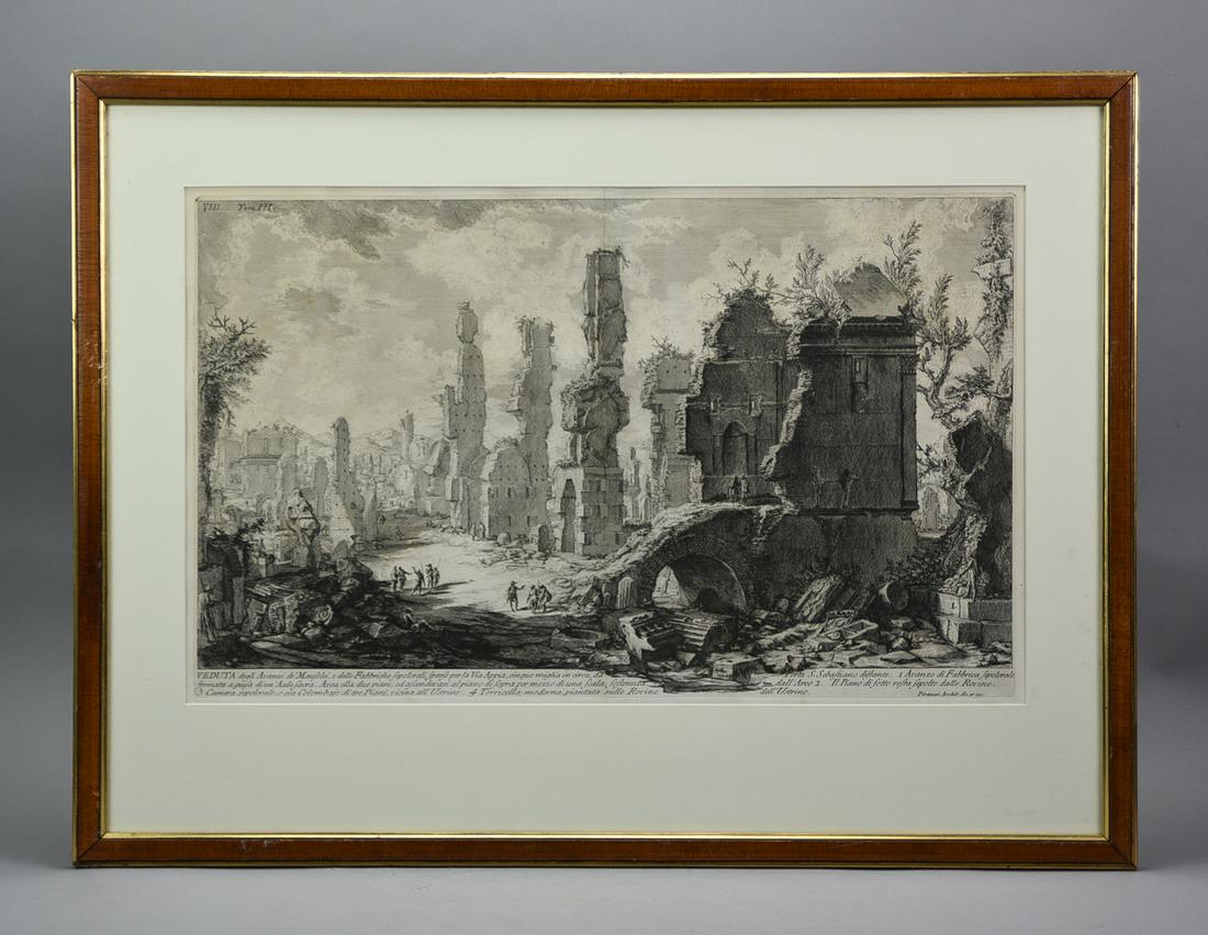 Giovanni Battista Piranesi VEDUTA DEGLI AVANZI... 1756 (1 of 9)