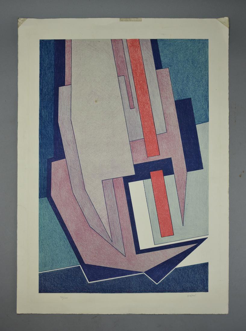 Nativi, Gualtiero Signed Abstract Print (1 of 3)