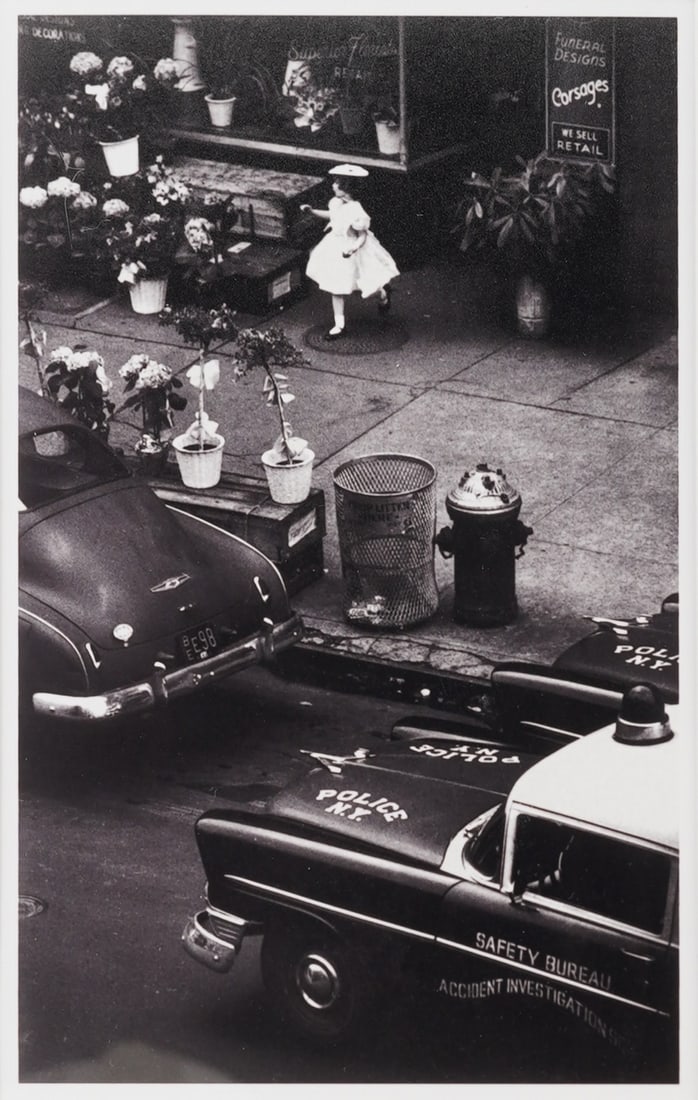 Smith, W. Eugene. GIRL AT THE FLOWER SHOP Framed Estate Photograph (1 of 4)