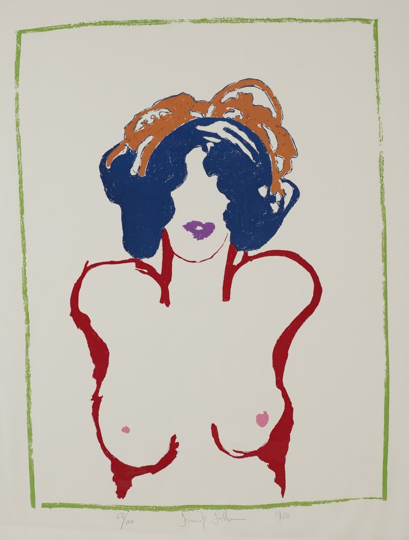 Gallo, Frank. AMERICAN BUTTERFLY Framed Silkscreen Print (1 of 4)