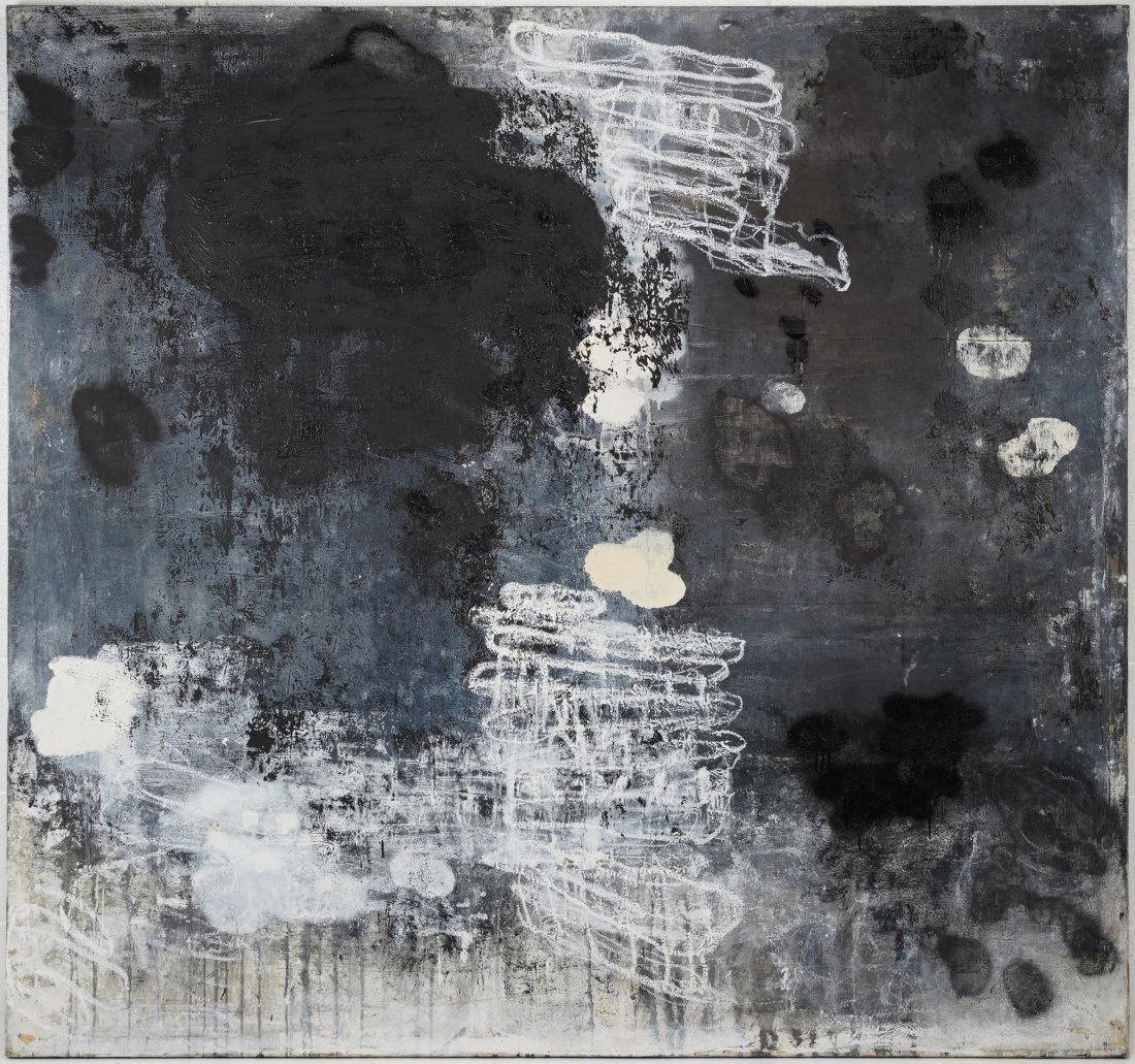 Artist Signed Post-Modern Expressionist Mixed Media Canvas Painting (1 of 5)