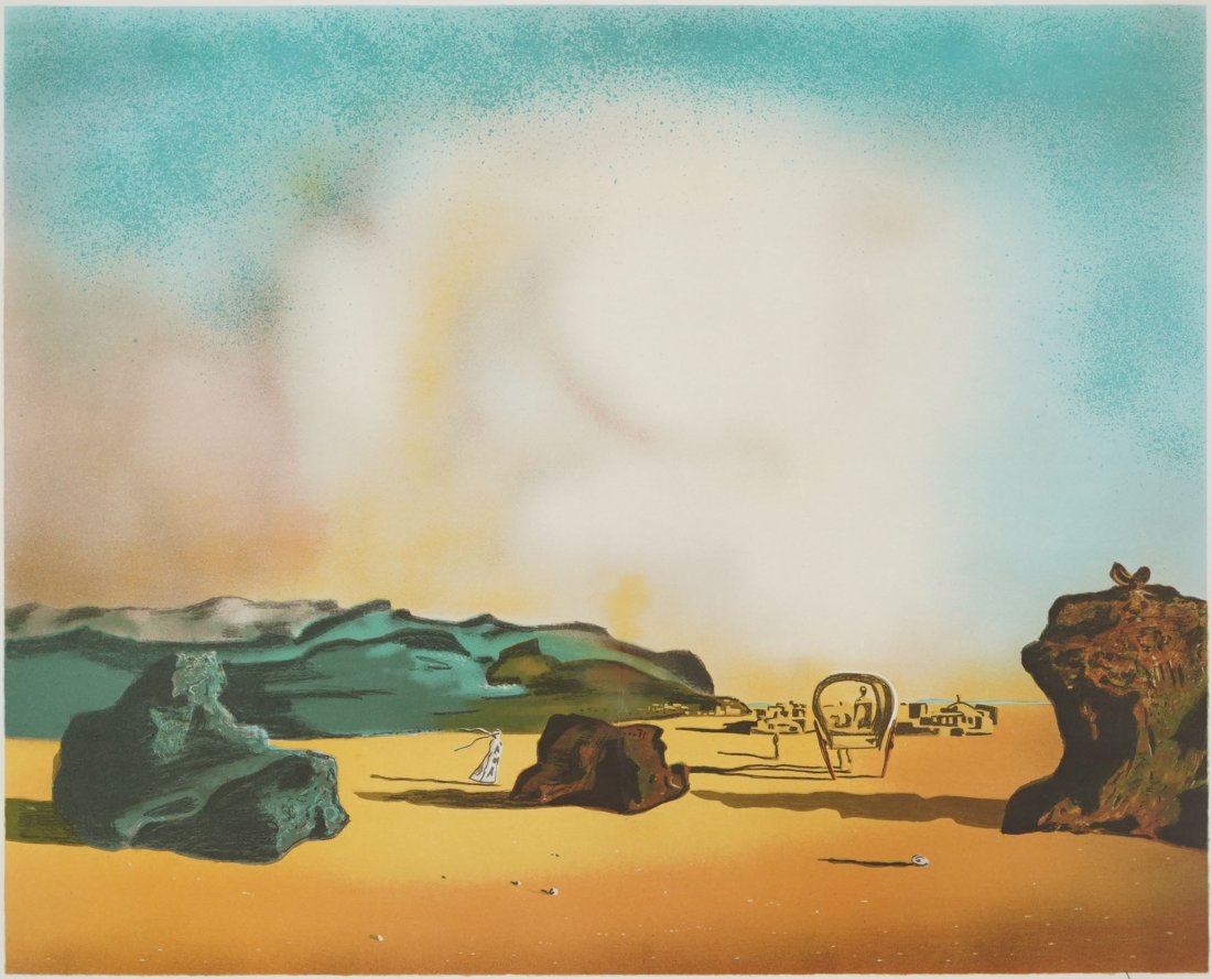 Dali, Salvador. MOMENT OF TRANSITION 1985 Original Framed Lithograph (1 of 7)