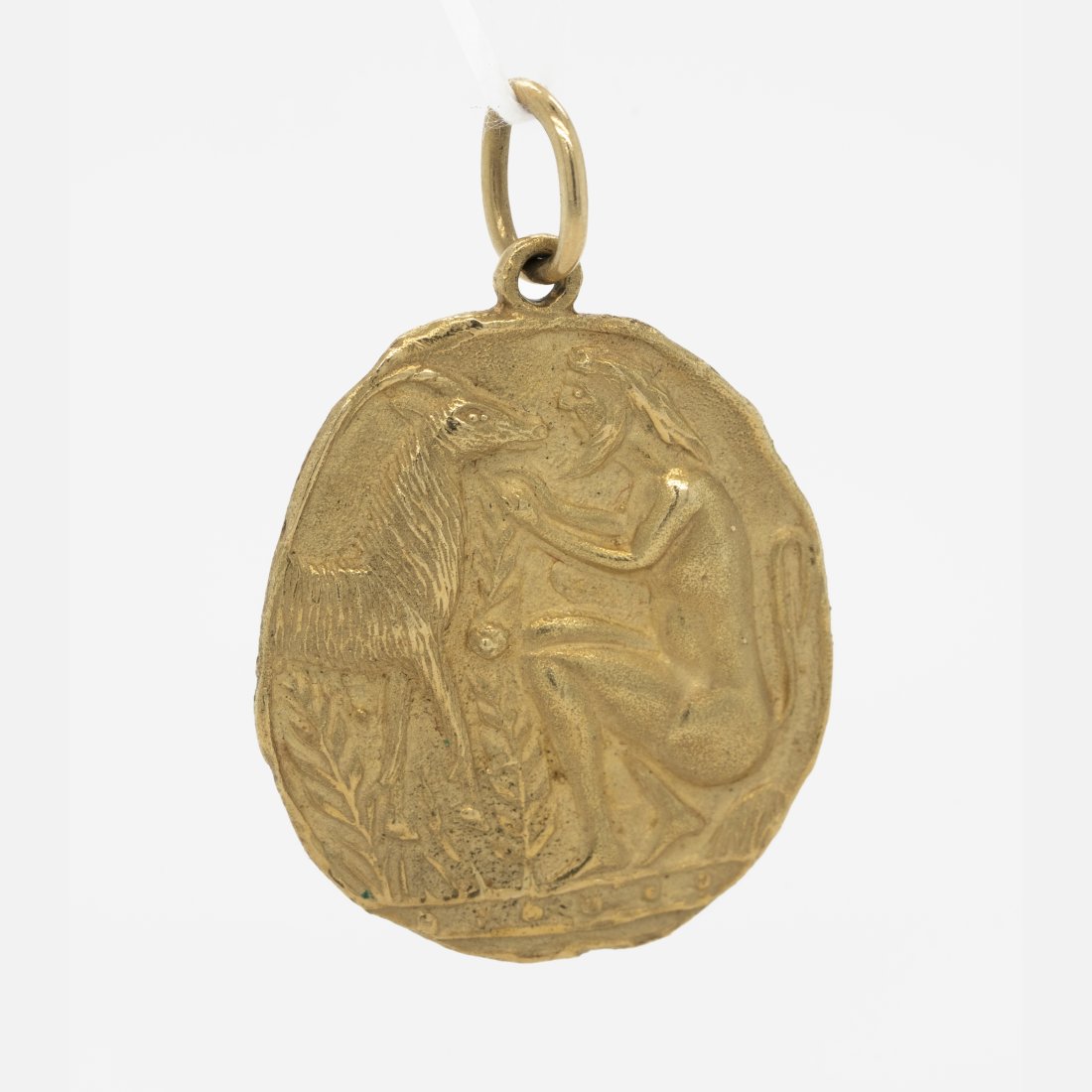 18K Yellow Gold Byzantine Style Pendant for Necklace (1 of 2)