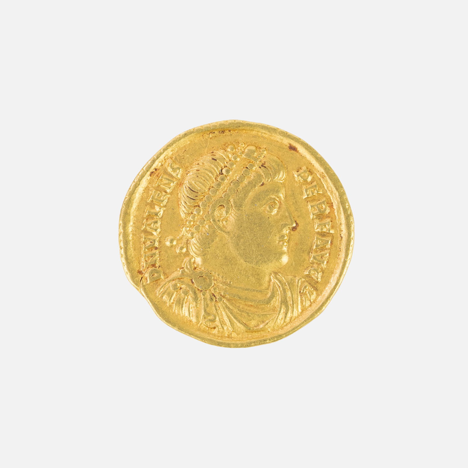 Gold Valens AV Solidus Ancient Roman Coin 364-378 AD (1 of 2)