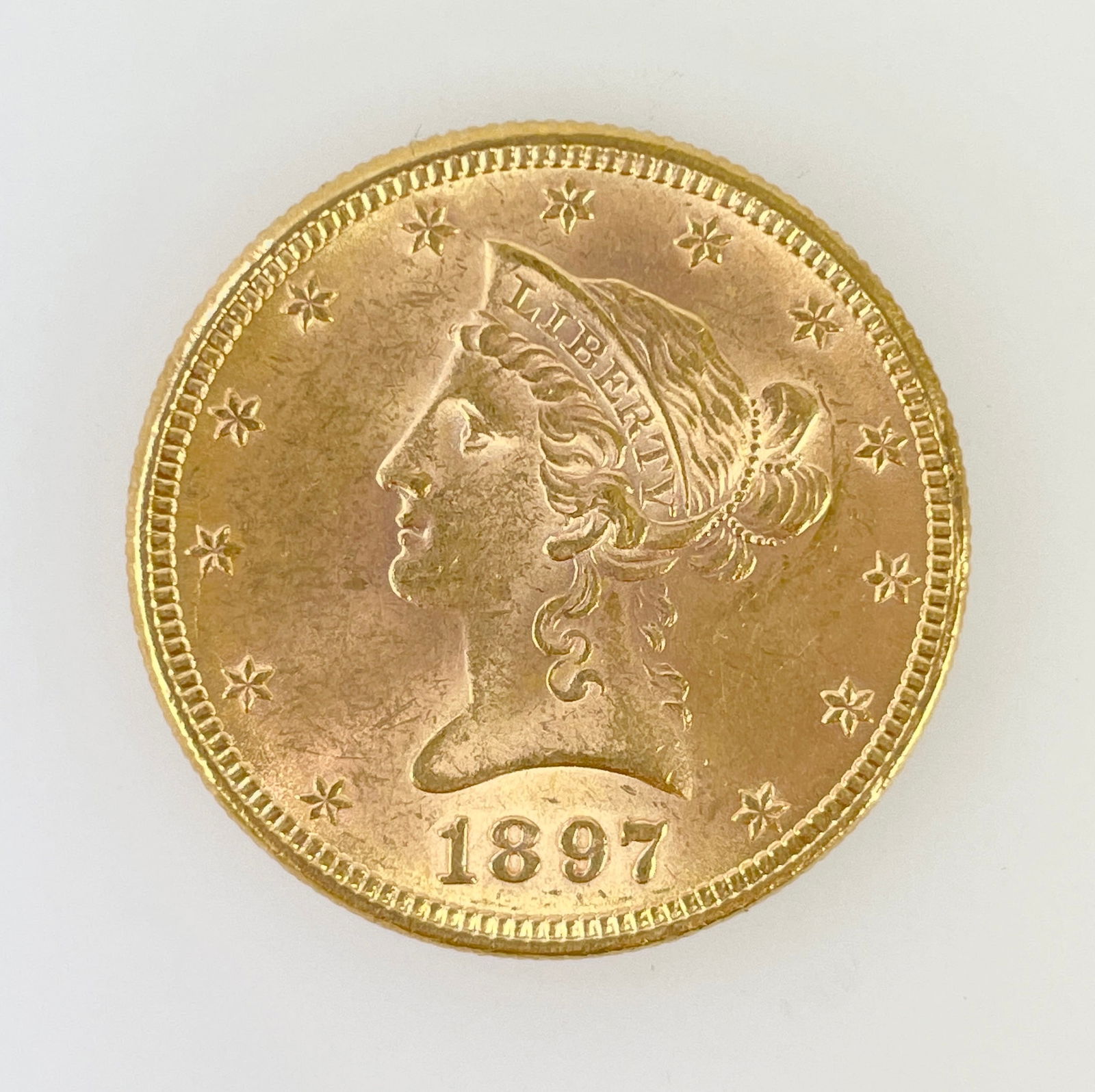 US 1897 Liberty Head Gold $10 16.718g .900 Gold (1 of 4)