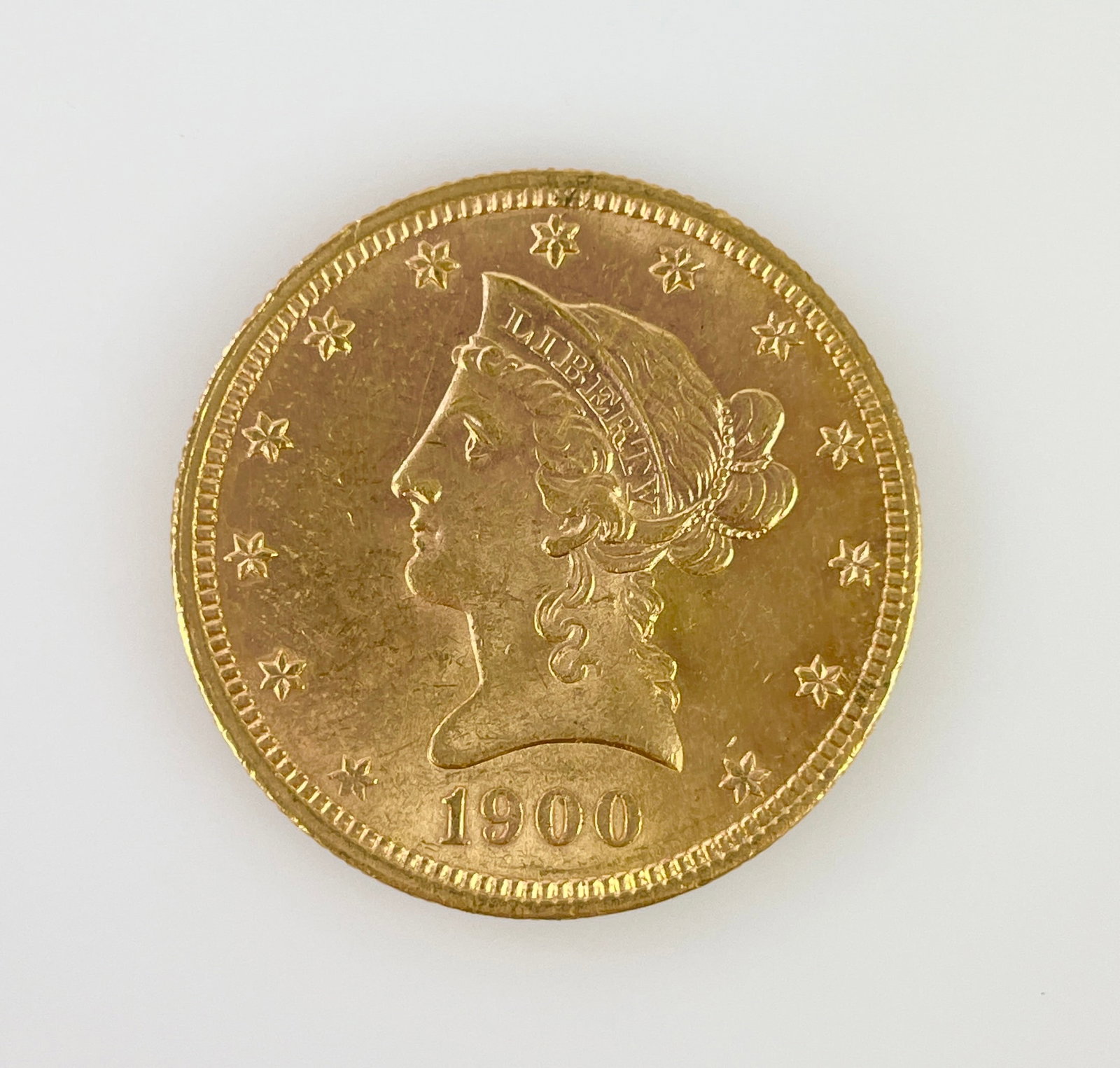 US 1900 Liberty Head Gold $10 16.718g .900 Gold (1 of 4)