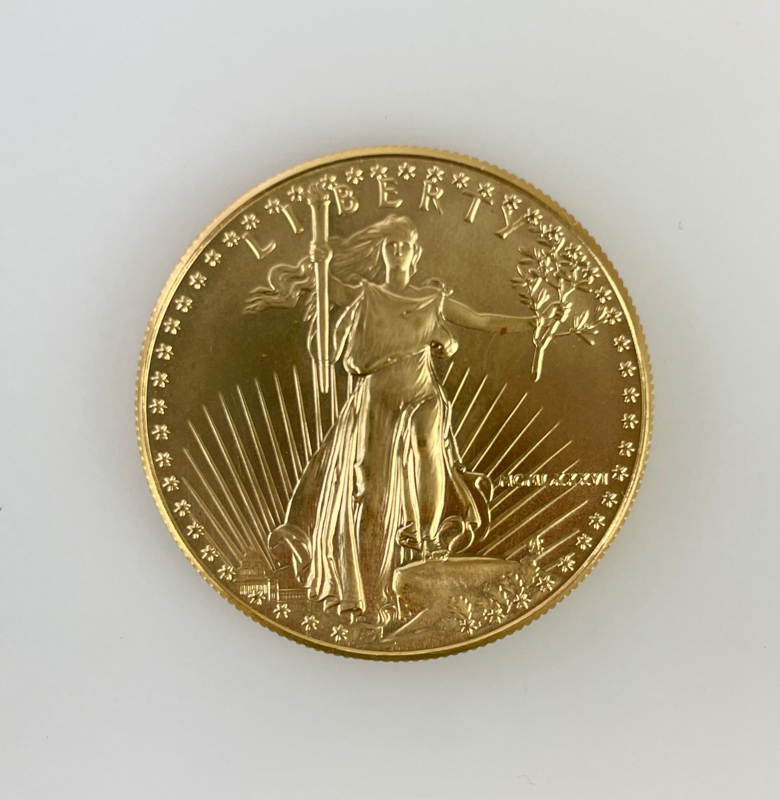 US 1986 American Gold Eagle $25 Bullion 16.966g .917 Gold (1 of 5)