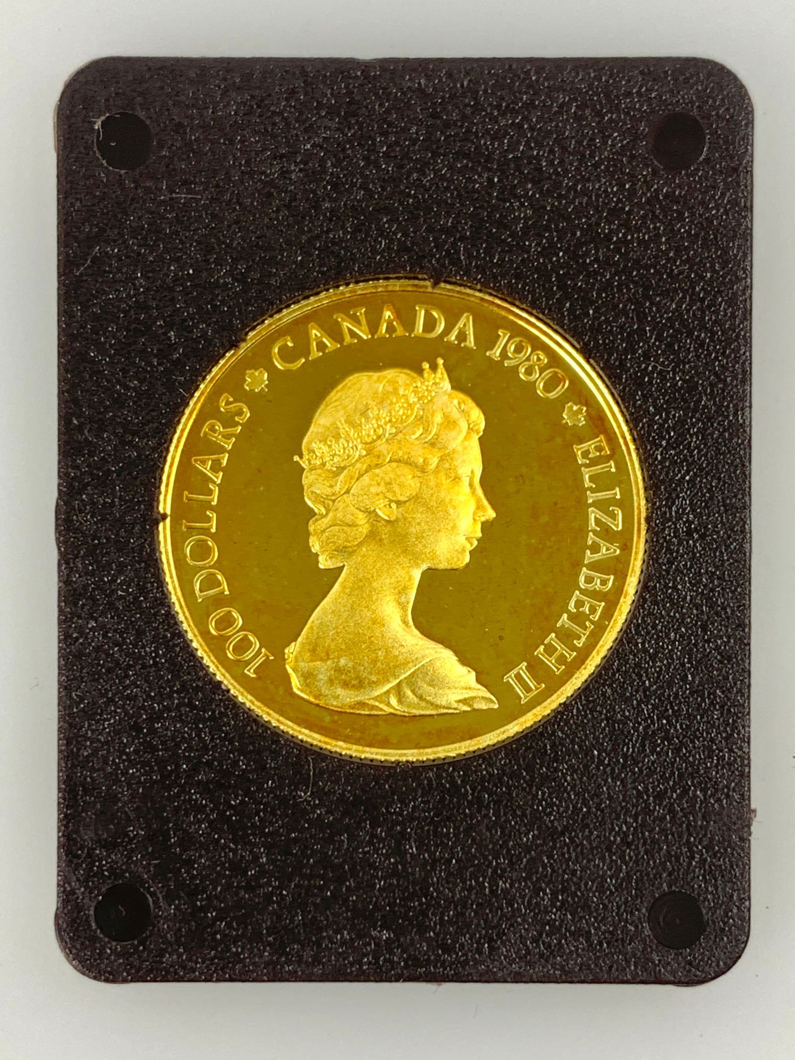 Canada 1980 Kayak $100 16.965g .917 Gold (1 of 4)