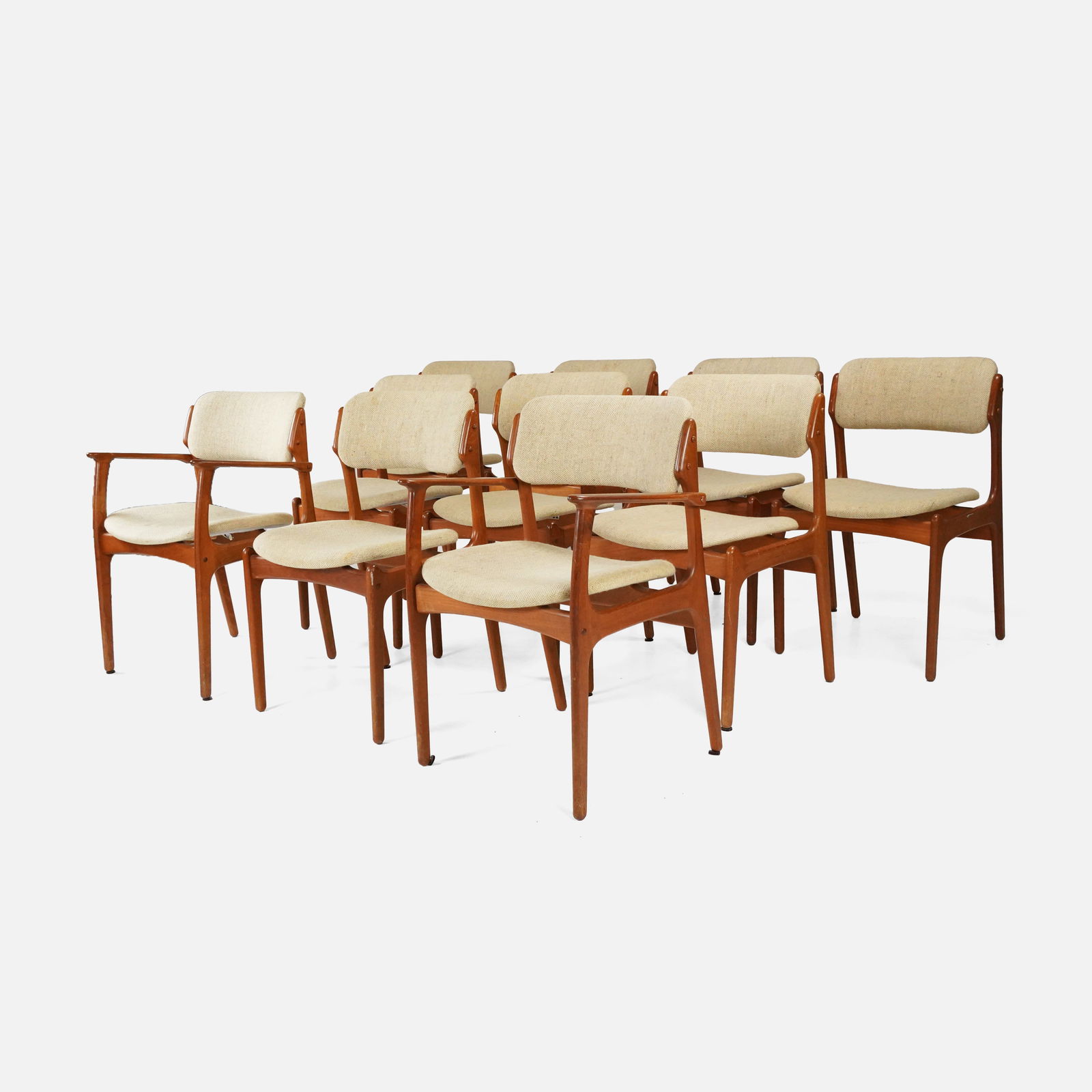 Ten Erik Buch for O. D. Mobler Model 49 Danish Modern Chairs (1 of 13)