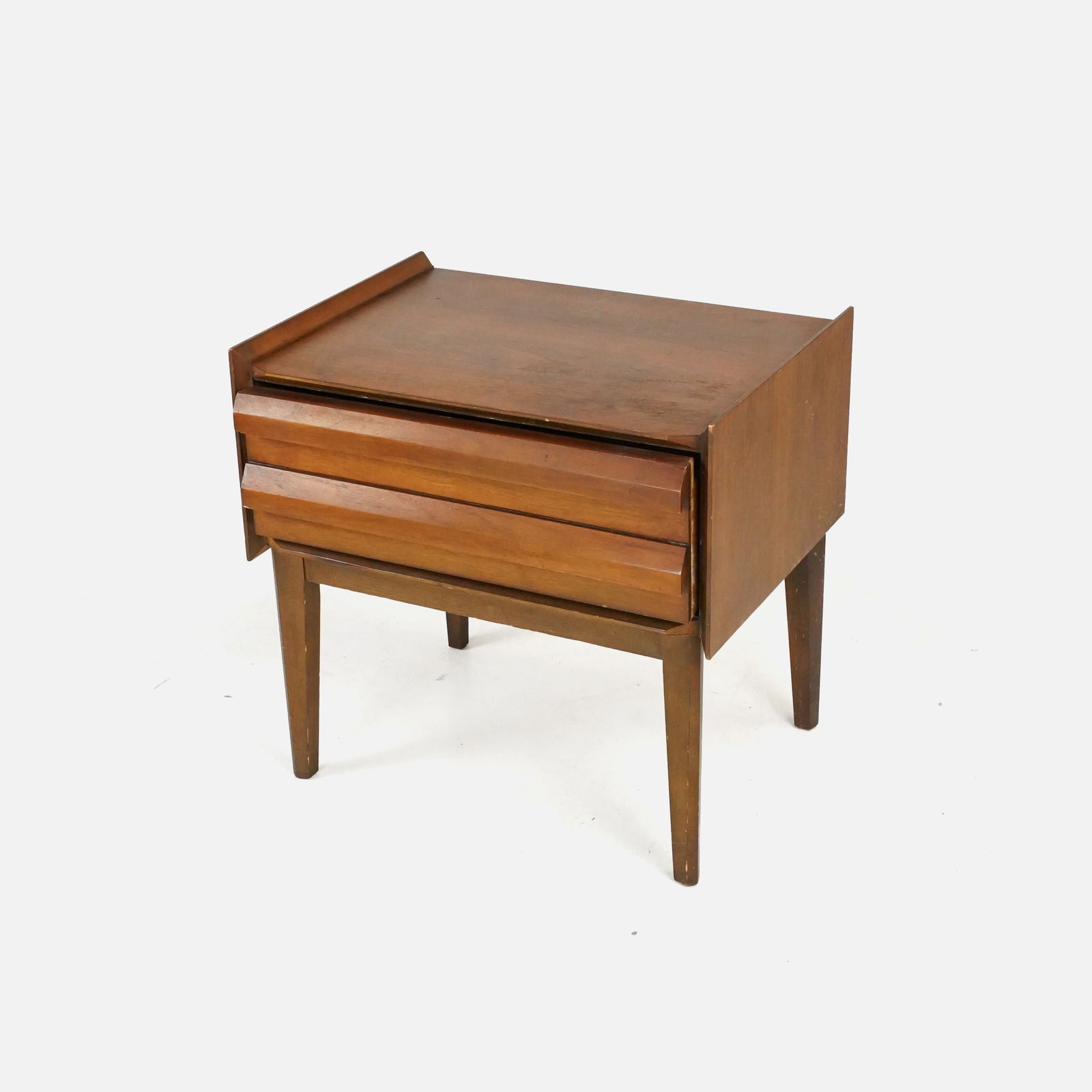 Lane First Edition Walnut Nightstand MCM End Table (1 of 7)