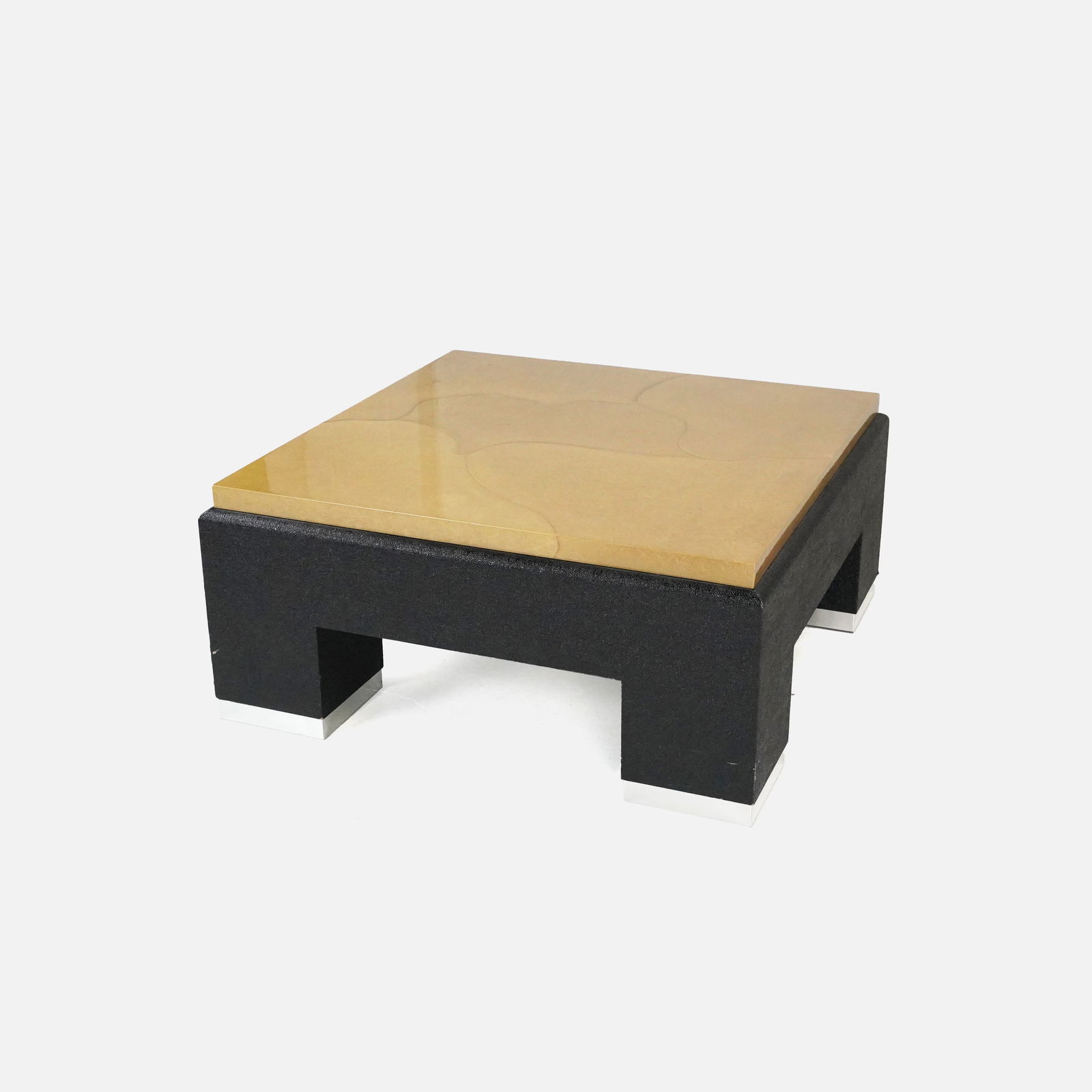 1970s Marble Top Square Low Coffee Table (1 of 9)