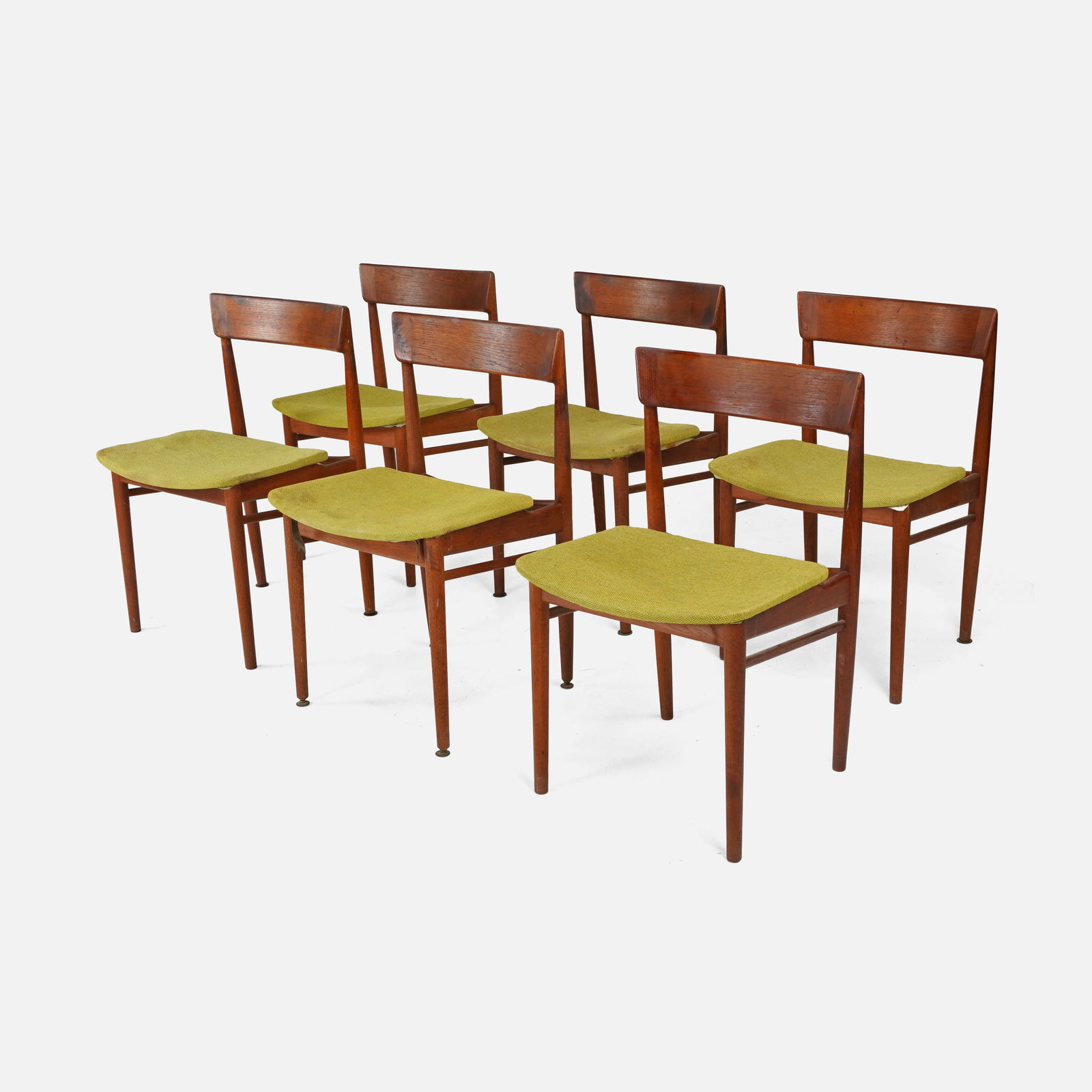 Six Henry Rosengren Hansen for Brande Mobelindustri Teak Model 39 Dining Chairs (1 of 12)