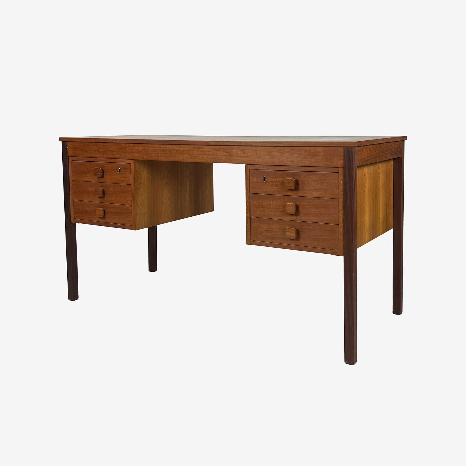 Domino Mobler Danish Modern Teak Writing Desk (1 of 5)