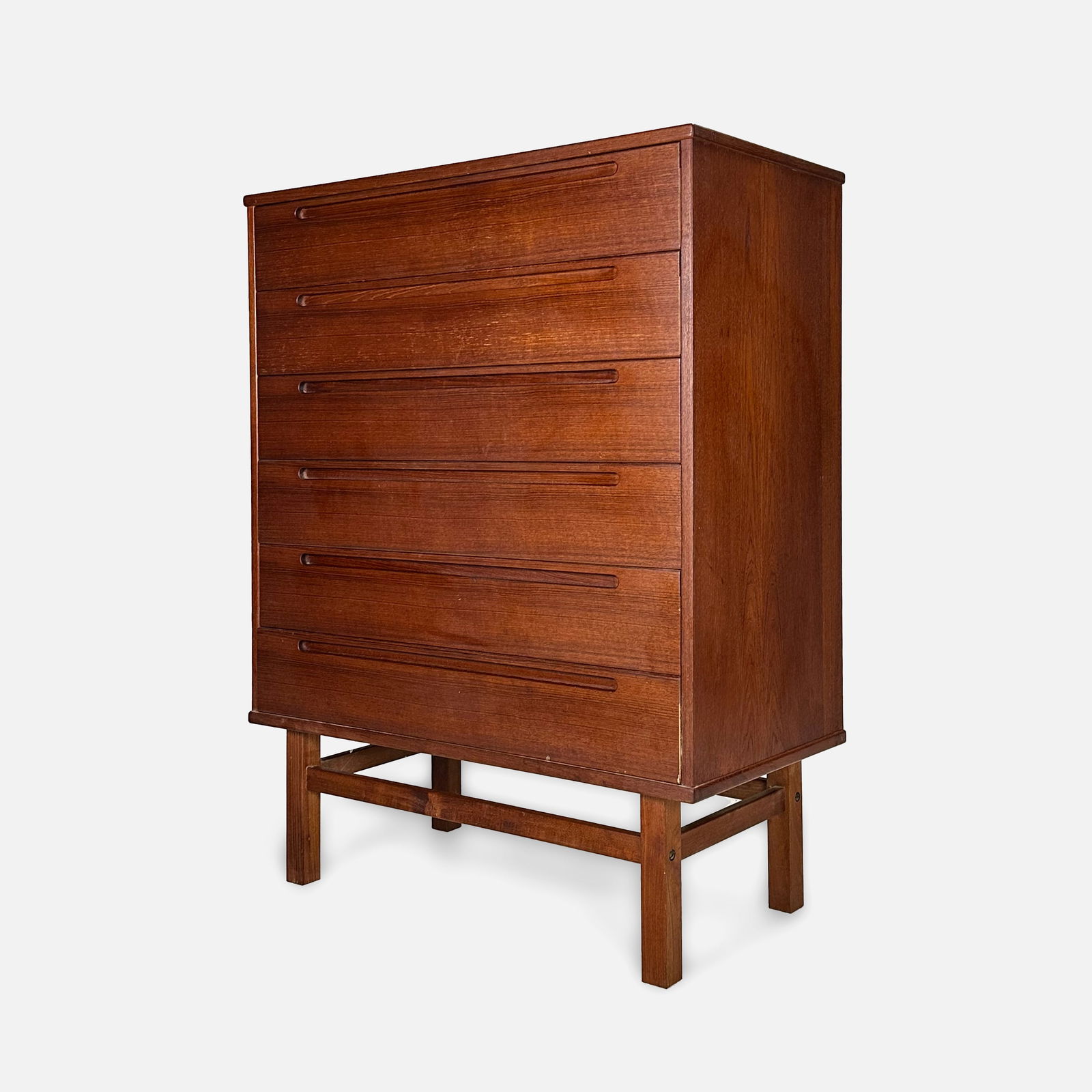 Nils Johnson for HJN/Torring Mobler Teak Tallboy Chest of Drawers (1 of 8)