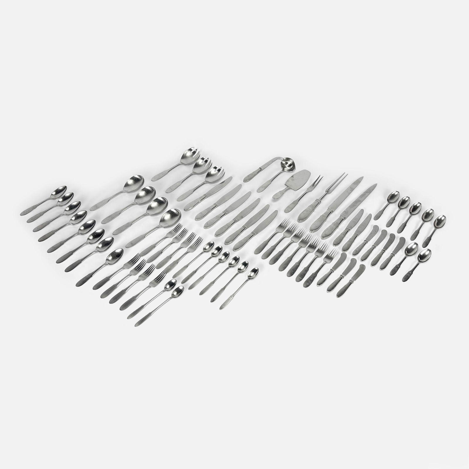 Georg Jensen 1966 Stainless Steel Flatware Set (1 of 7)