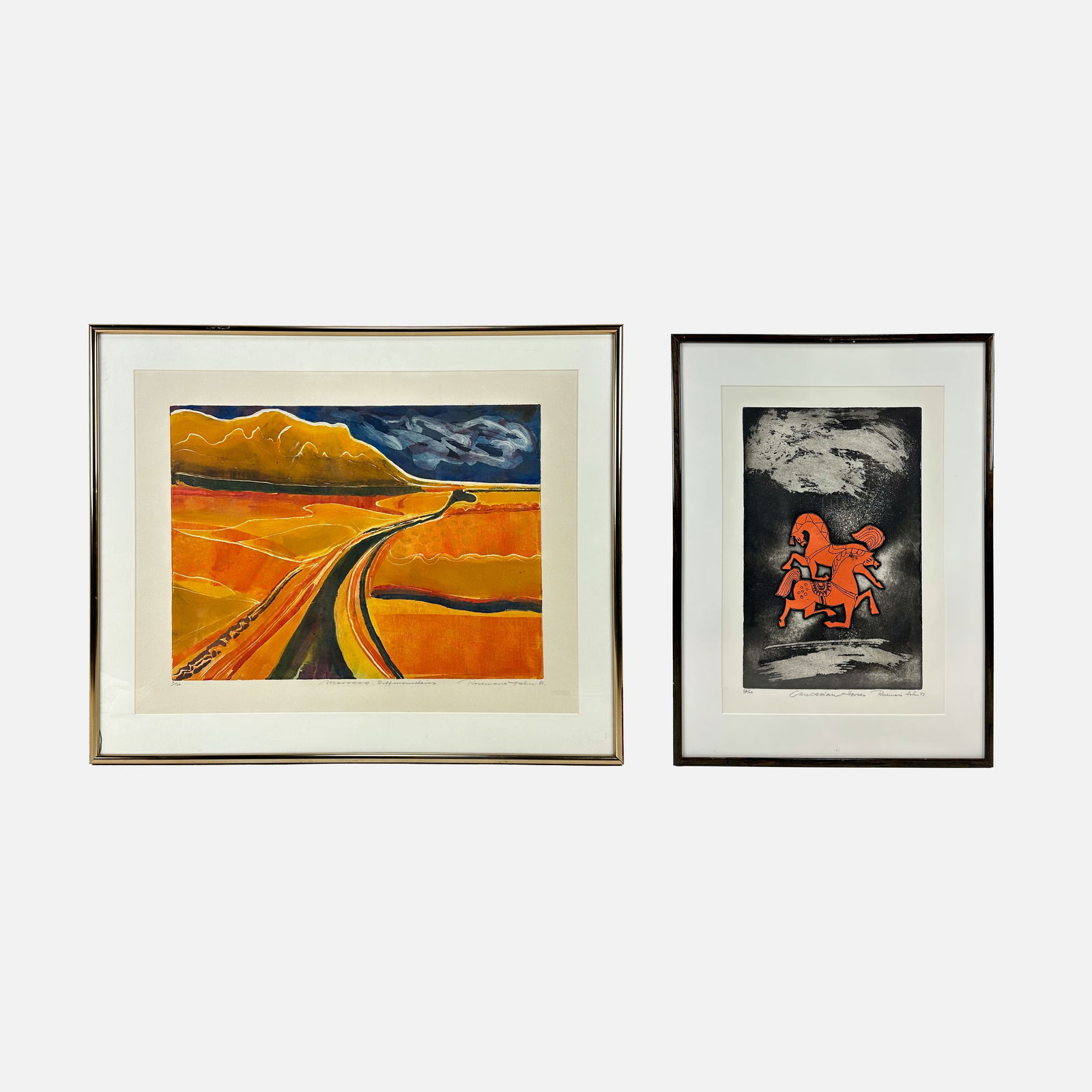 Two Rosemarie Hahn Mid Century Modern Lithographs (1 of 12)