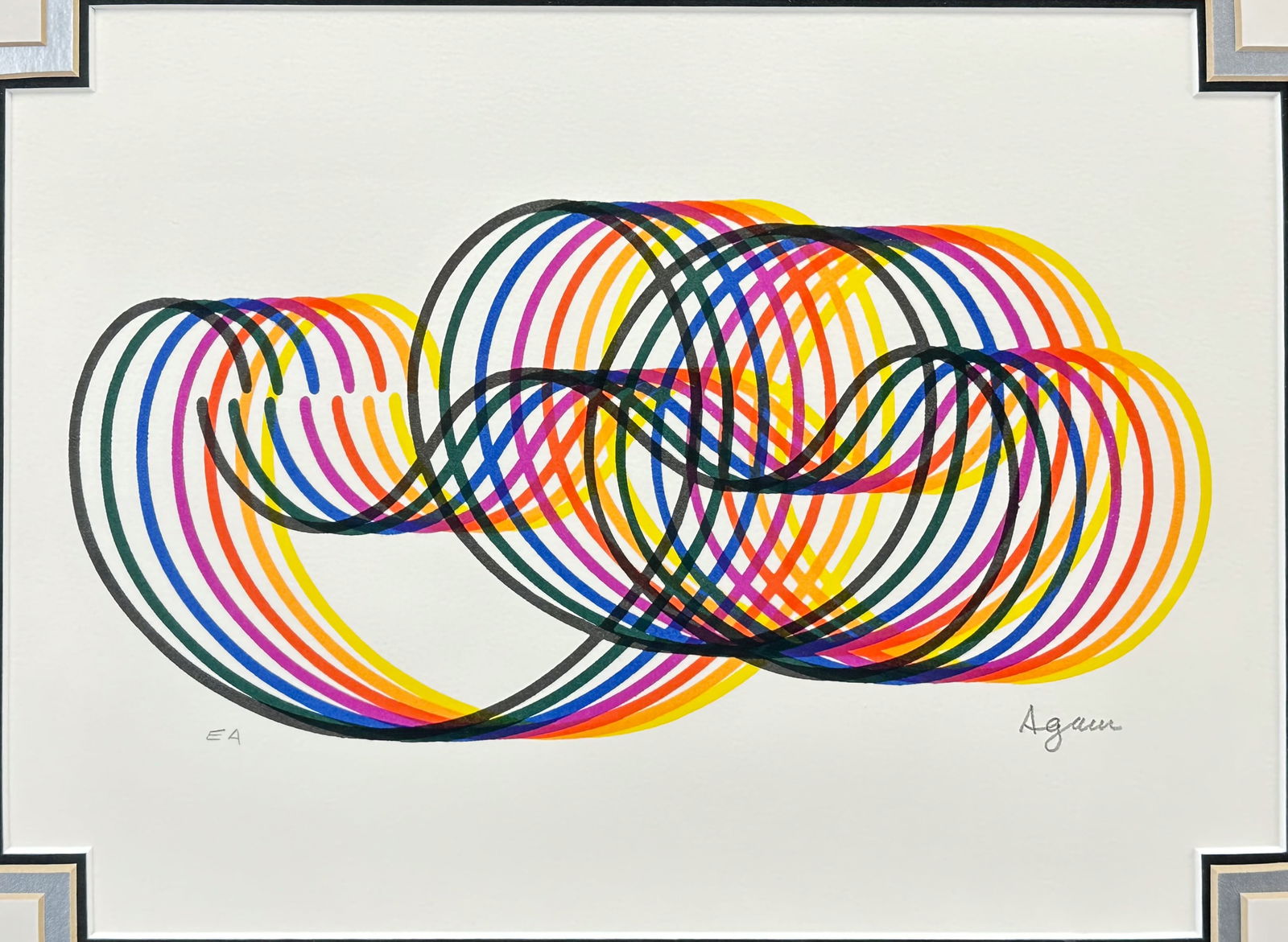 Yaacov Agam "Swirls Series" Artist Proof Lithograph #2 (1 of 5)