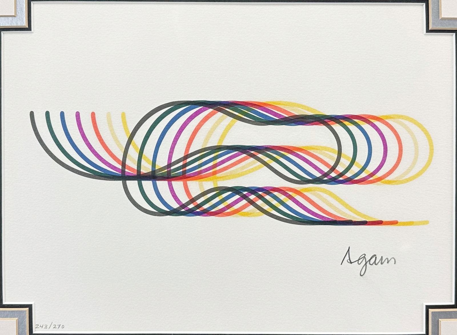 Yaacov Agam "Swirls Series" Lithograph #3 (1 of 5)