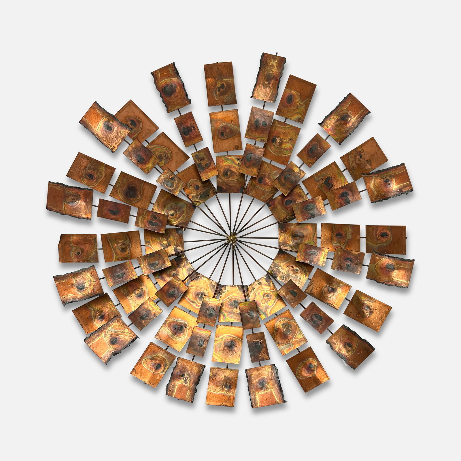 David Grossman Decorative MCM Brutalist Sunburst Sculpture (1 of 10)