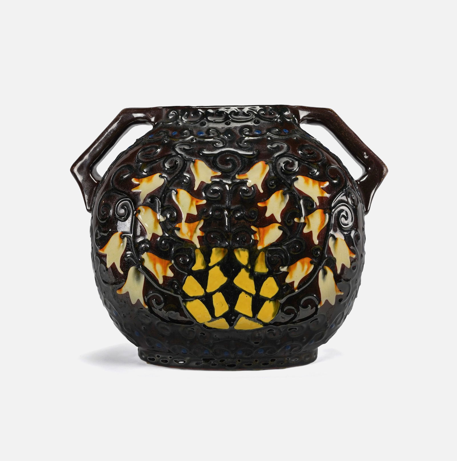 Max Laeuger Art Deco Double-Handled Terra-Cotta Pottery Vase (1 of 9)