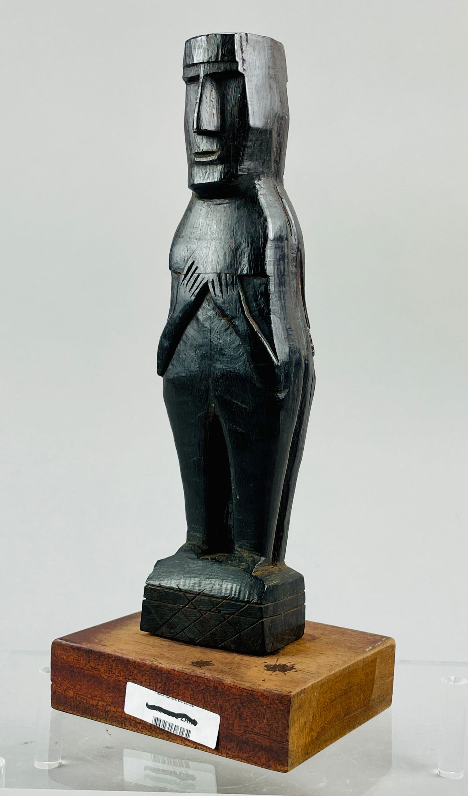 Choko Panama Carved Hardwood Human Male Tribal Figurine (1 of 3)