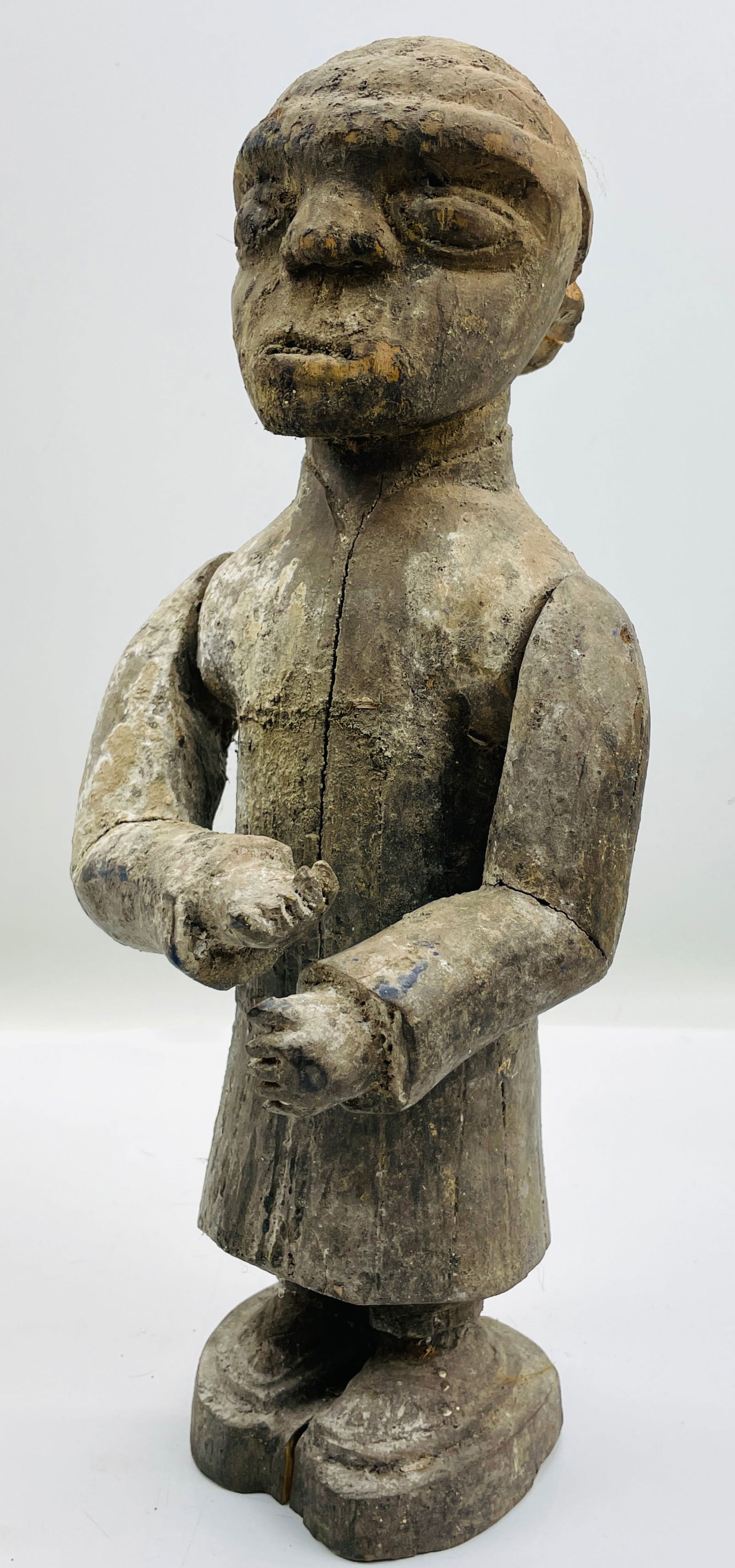 Luba African Carved  Wood Tribal Ancestor Fetish Figure DRC (1 of 8)