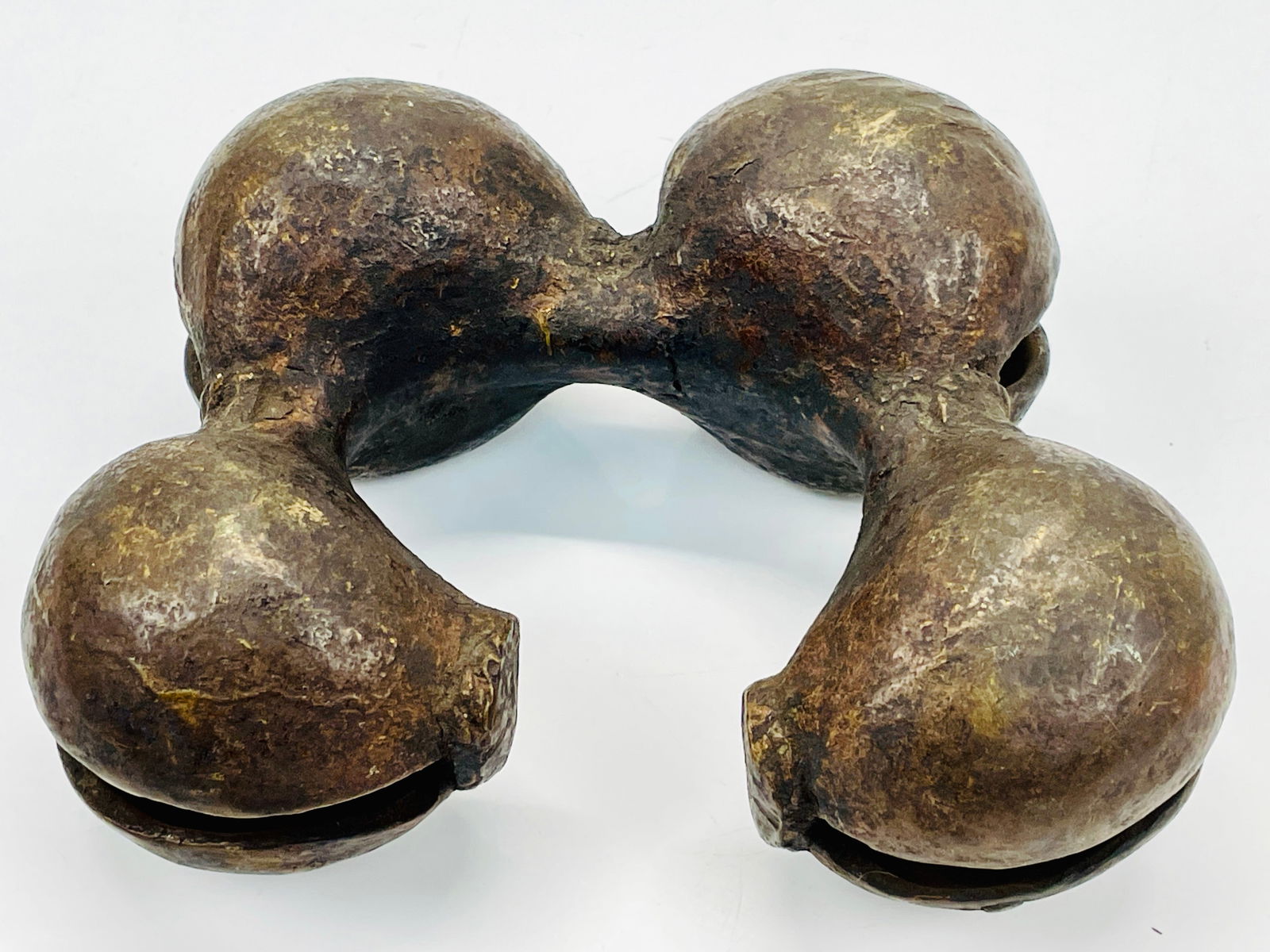 Dan African Iron Crotal Bell Bracelet Anklet Tribal Currency Liberia (1 of 5)