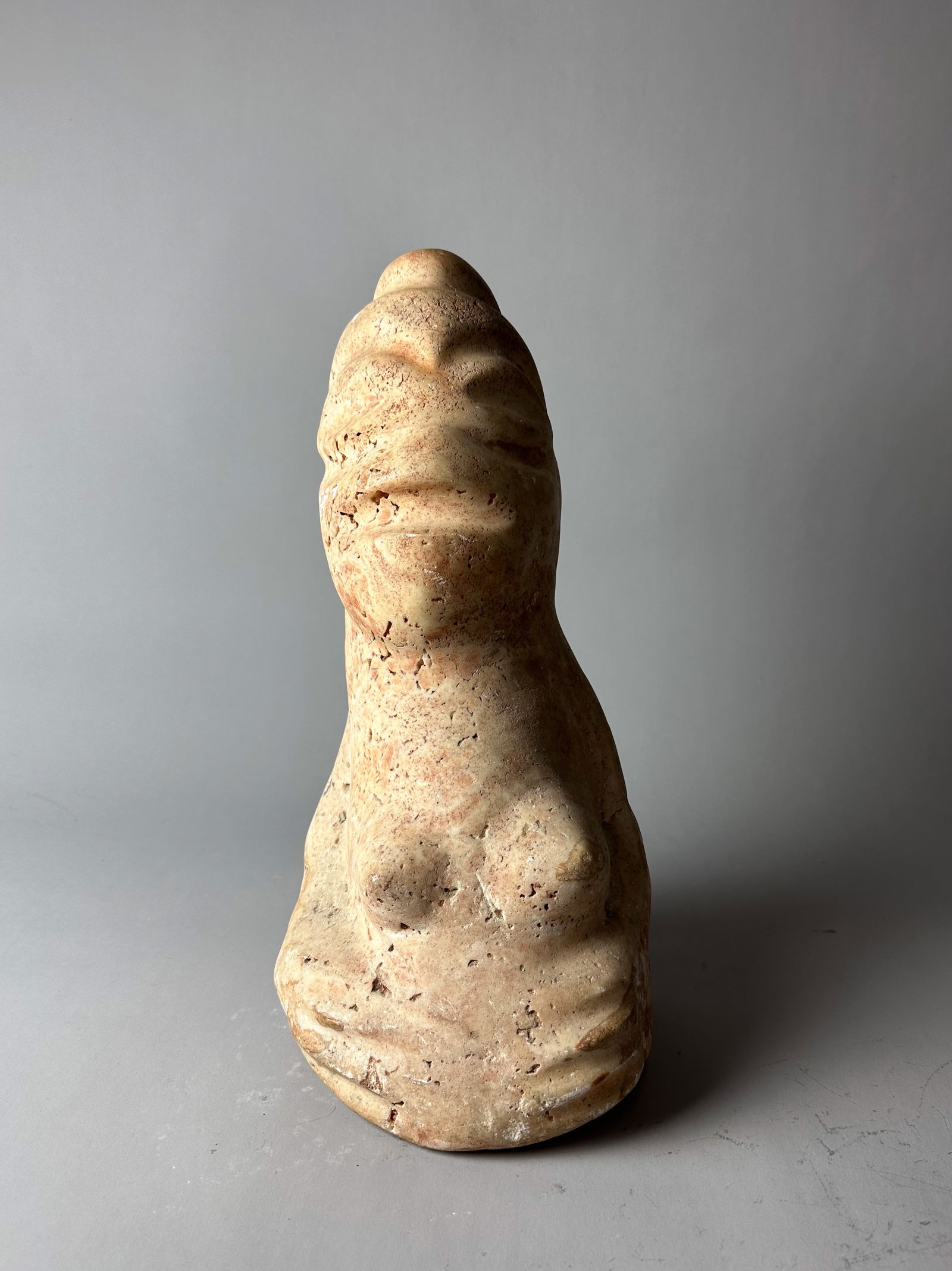 Arawak People Taino Tribal Carved Stone Pre-Columbian Female Figurine (1 of 7)