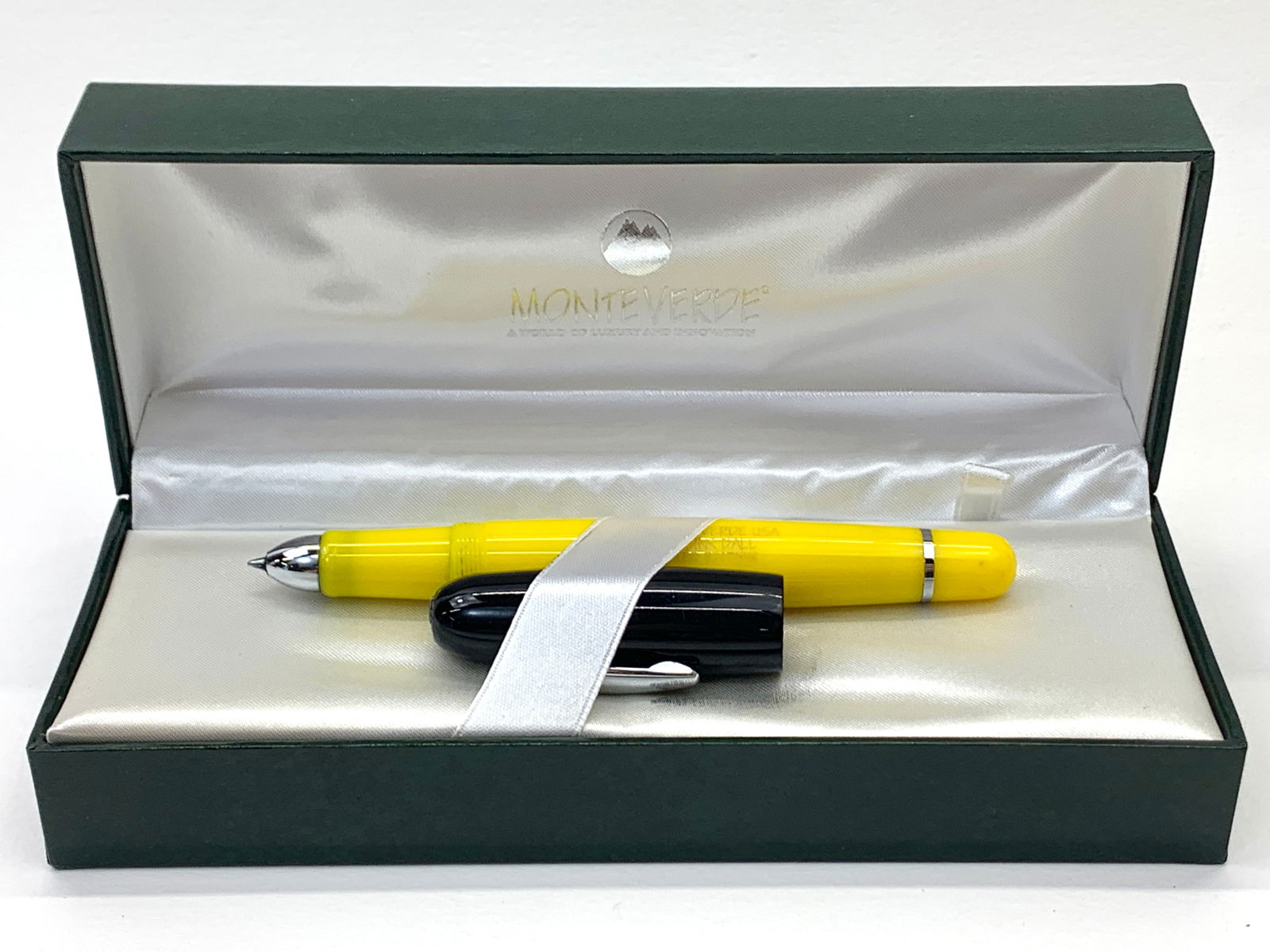 Monteverde Yellow and Black Limited Edition Ballpoint Pen w/Box (1 of 7)