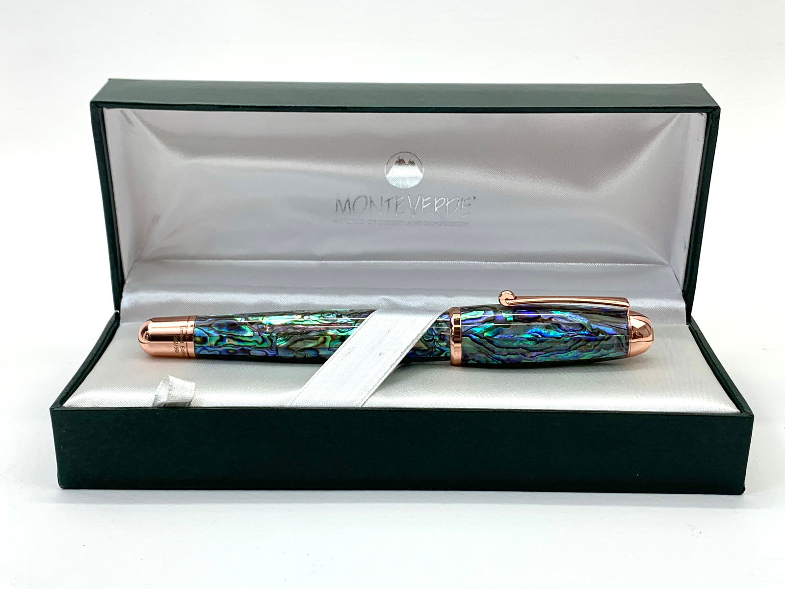 Monteverde Super Mega LTD Edition 382/999 Oversized Abalone Shell Fountain Pen w/Box (1 of 10)