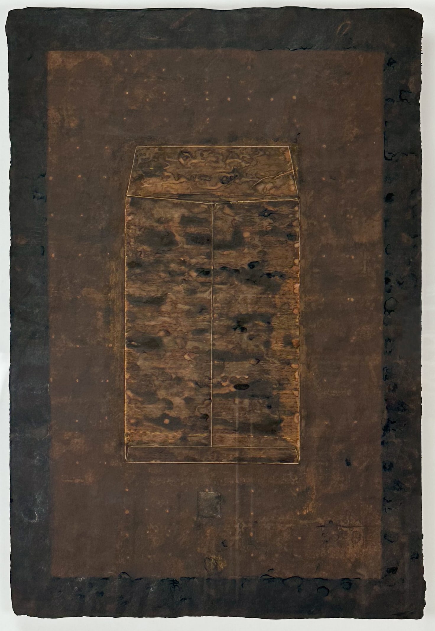 Satish Naik "Unmailed Letter" Original Watercolor Framed Painting (1 of 6)