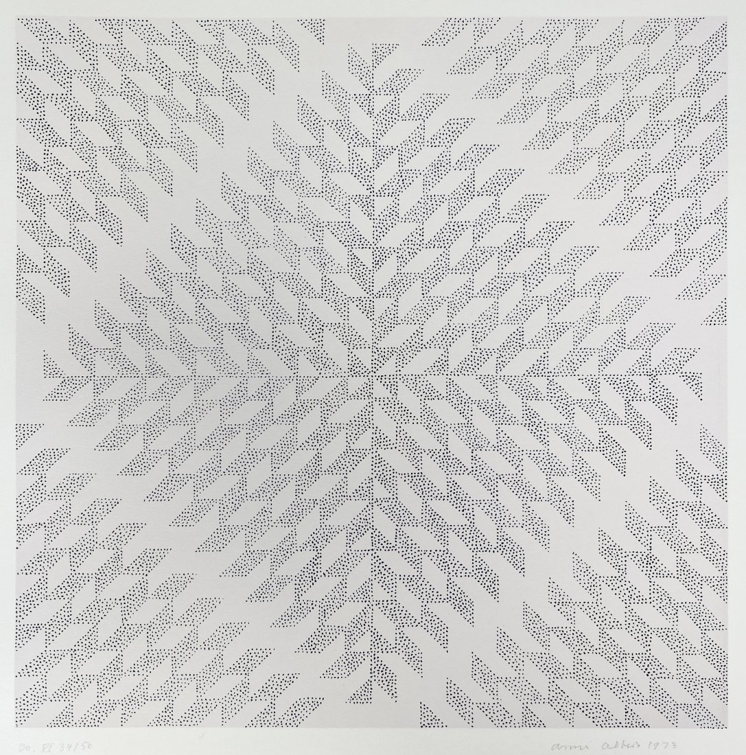 Anni Albers "Do VI" 1973 Pencil Signed Loose Screenprint Print (1 of 6)