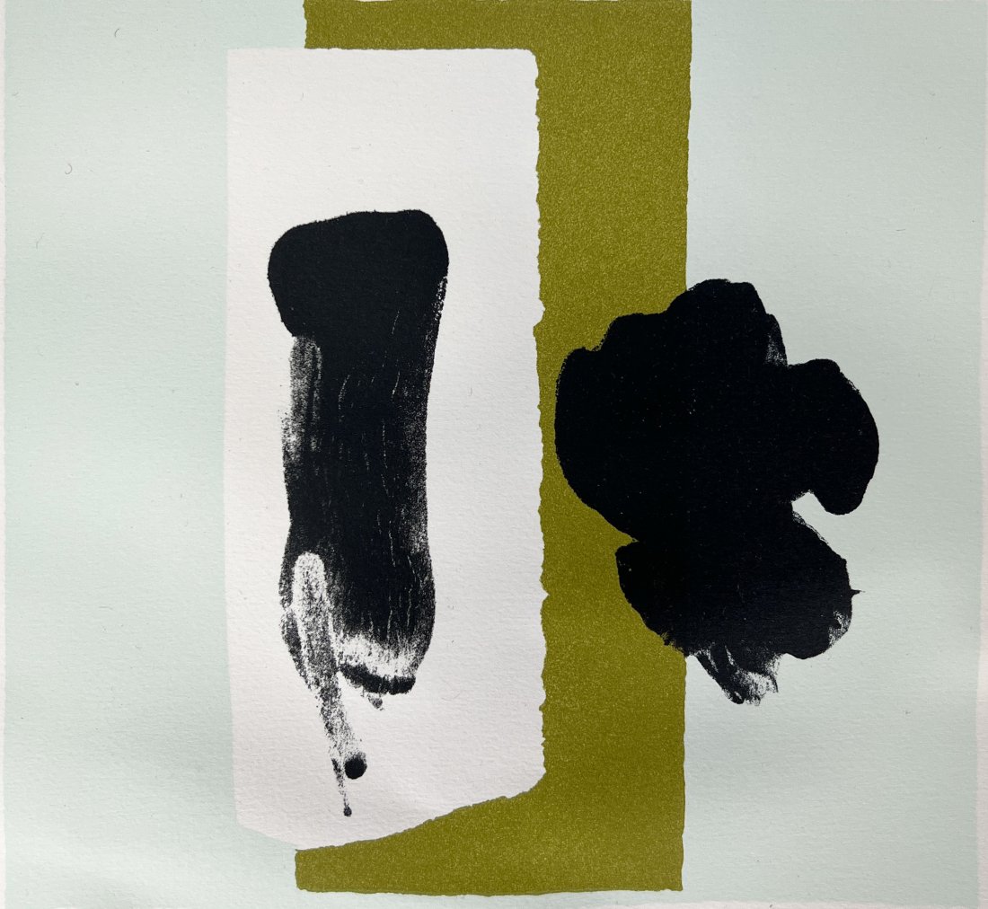 Robert Motherwell "The Berggruen Series: Untitled" 1980 Lithograph #2 (1 of 8)
