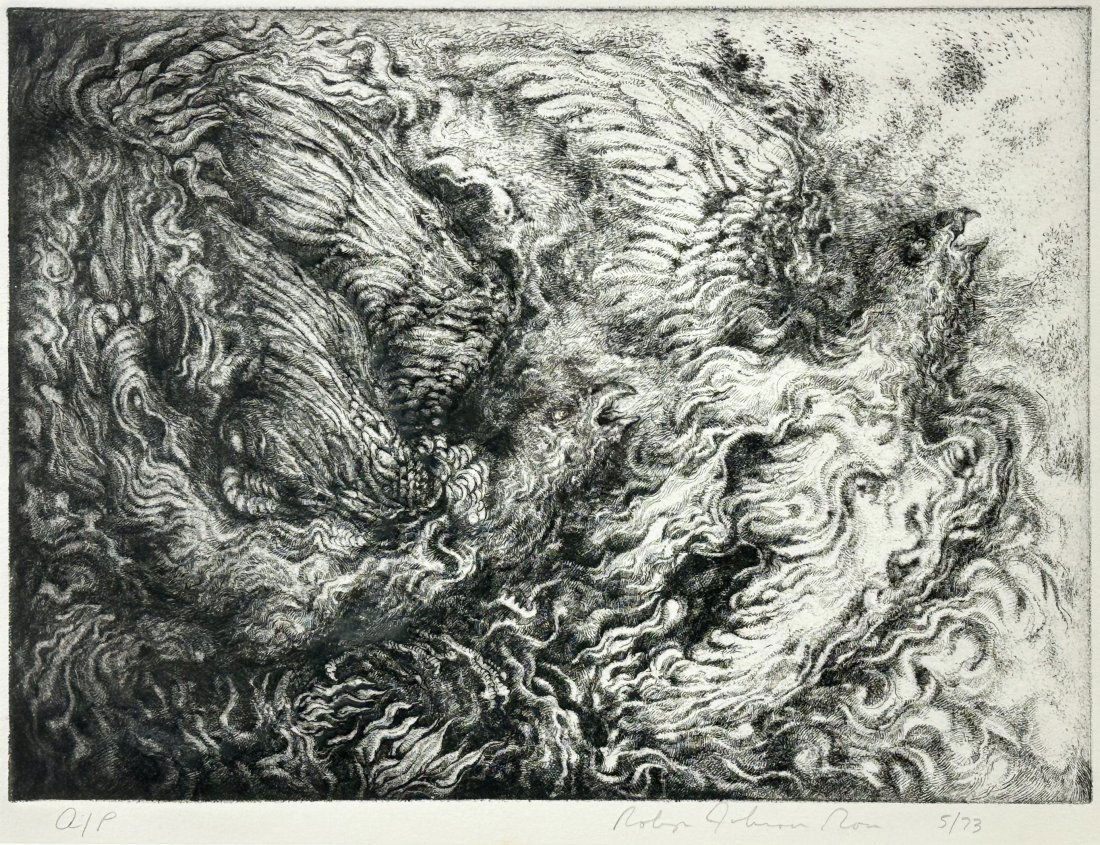 Robyn Johnson-Ross 1973 Artist Proof Etching Framed Print (1 of 5)