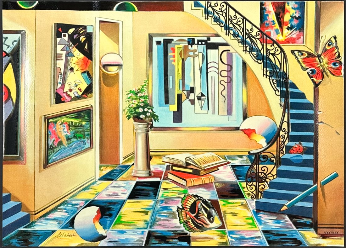 Alexander Astahov "Homage to Miro" Serigraph (1 of 6)