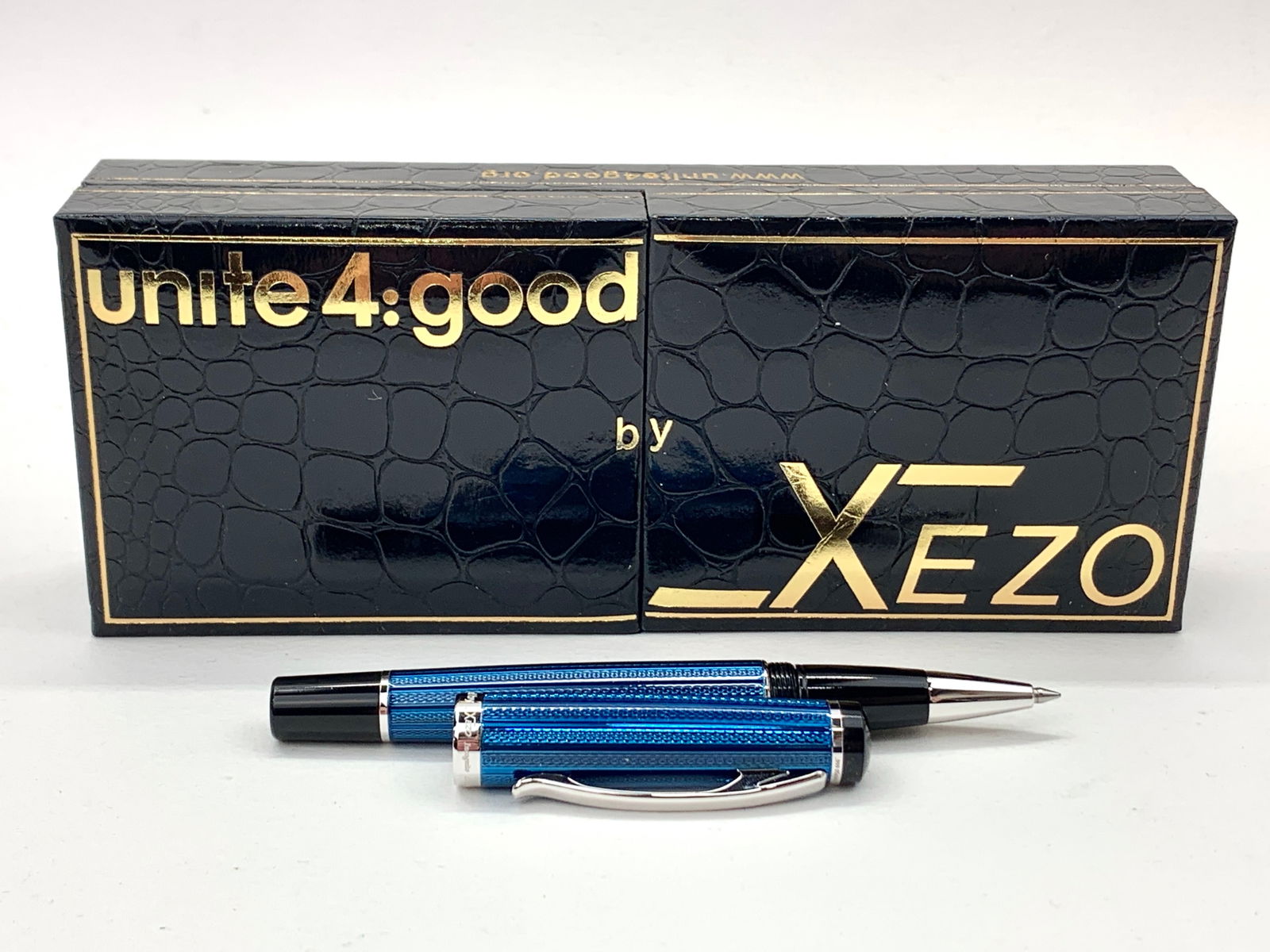 Xezo Germany Incognito 178/500 Ltd Ed Blue Metallic Ballpoint Pen w/Box (1 of 7)