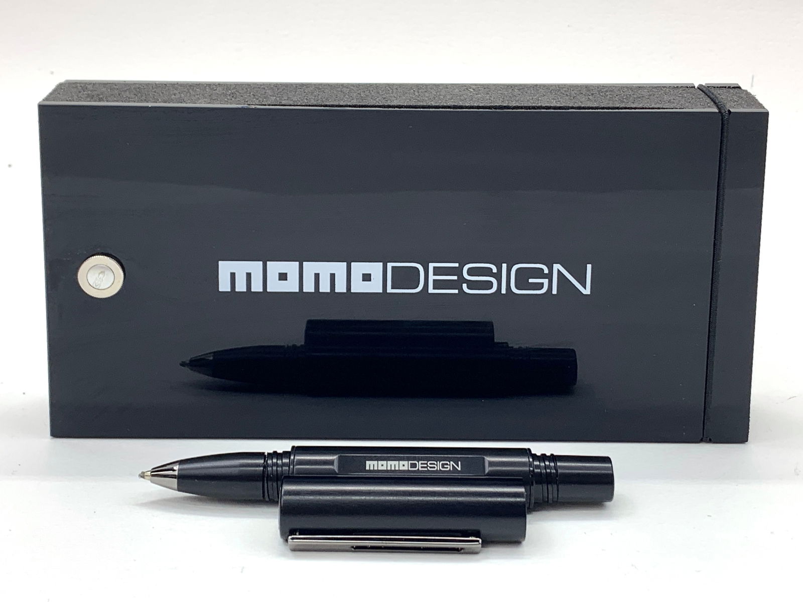 Momo Design All Black Ballpoint Pen w/Box (1 of 8)