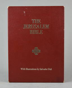 The Jerusalem Bible 1970 Salvador Dali Illustrations: The Jerusalem Bible. Illustrations by Salvador Dali. New York: Doubleday & Co., 1970.