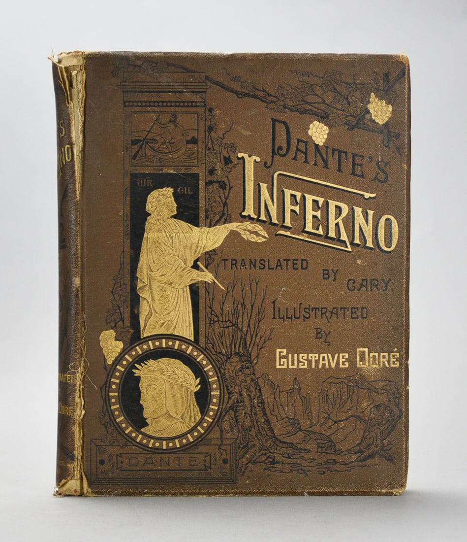 Dante's Inferno 1884 Gustave Dore Henry Frances Cary Illustrated Book (1 of 9)
