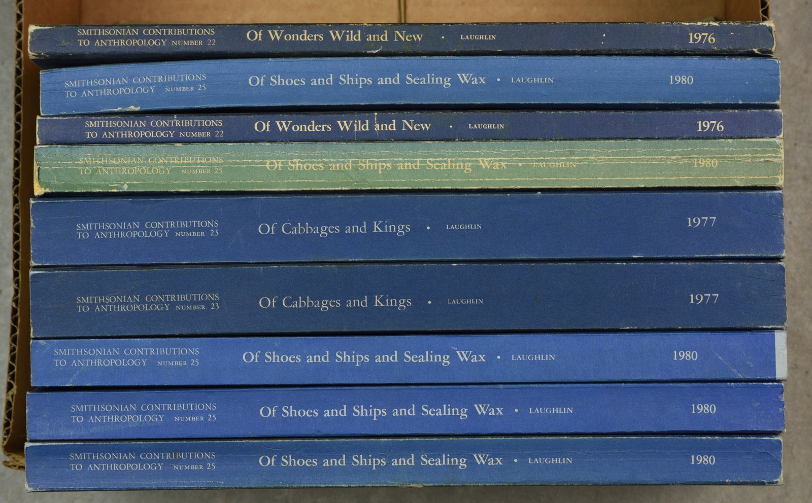 Nine Anthropology Books by Robert Laughlin (1 of 1)