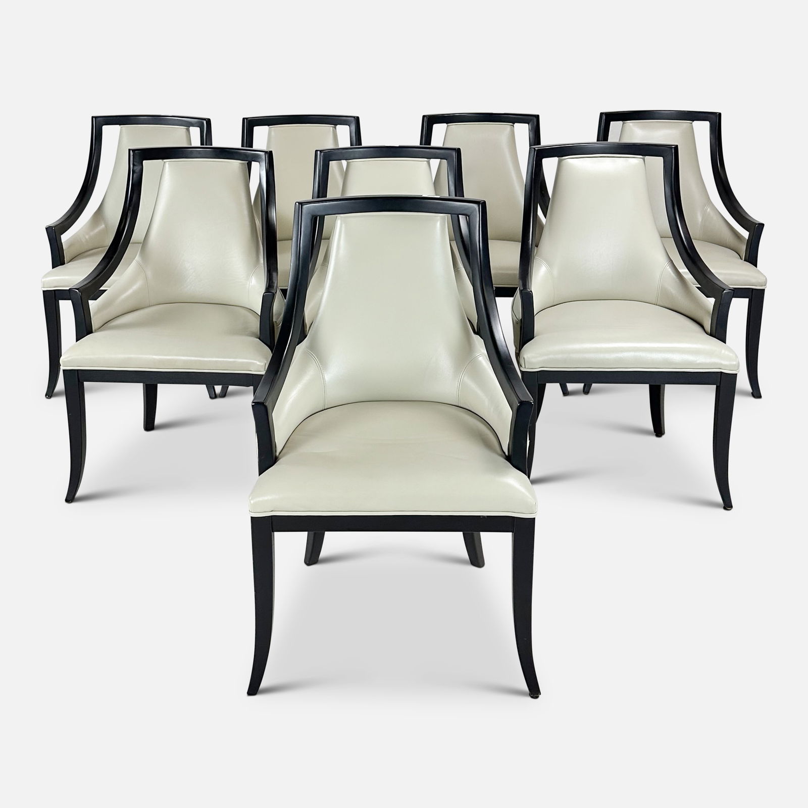 Set of Eight Contemporary High-End Palmer Armchairs by Fairfield Chair Company (1 of 6)