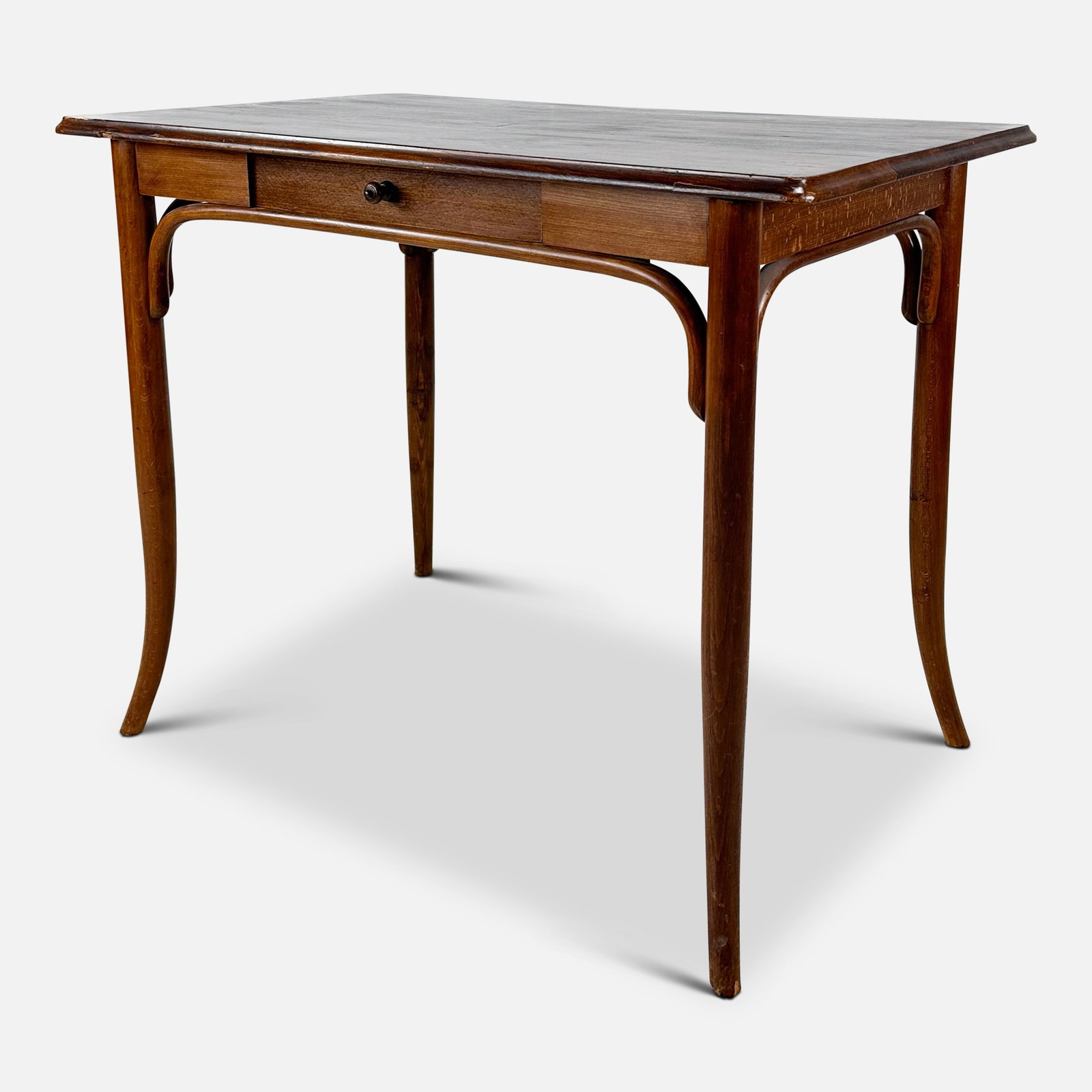 Antique Thonet Style One-Drawer Side Table Bentwood Stand (1 of 9)