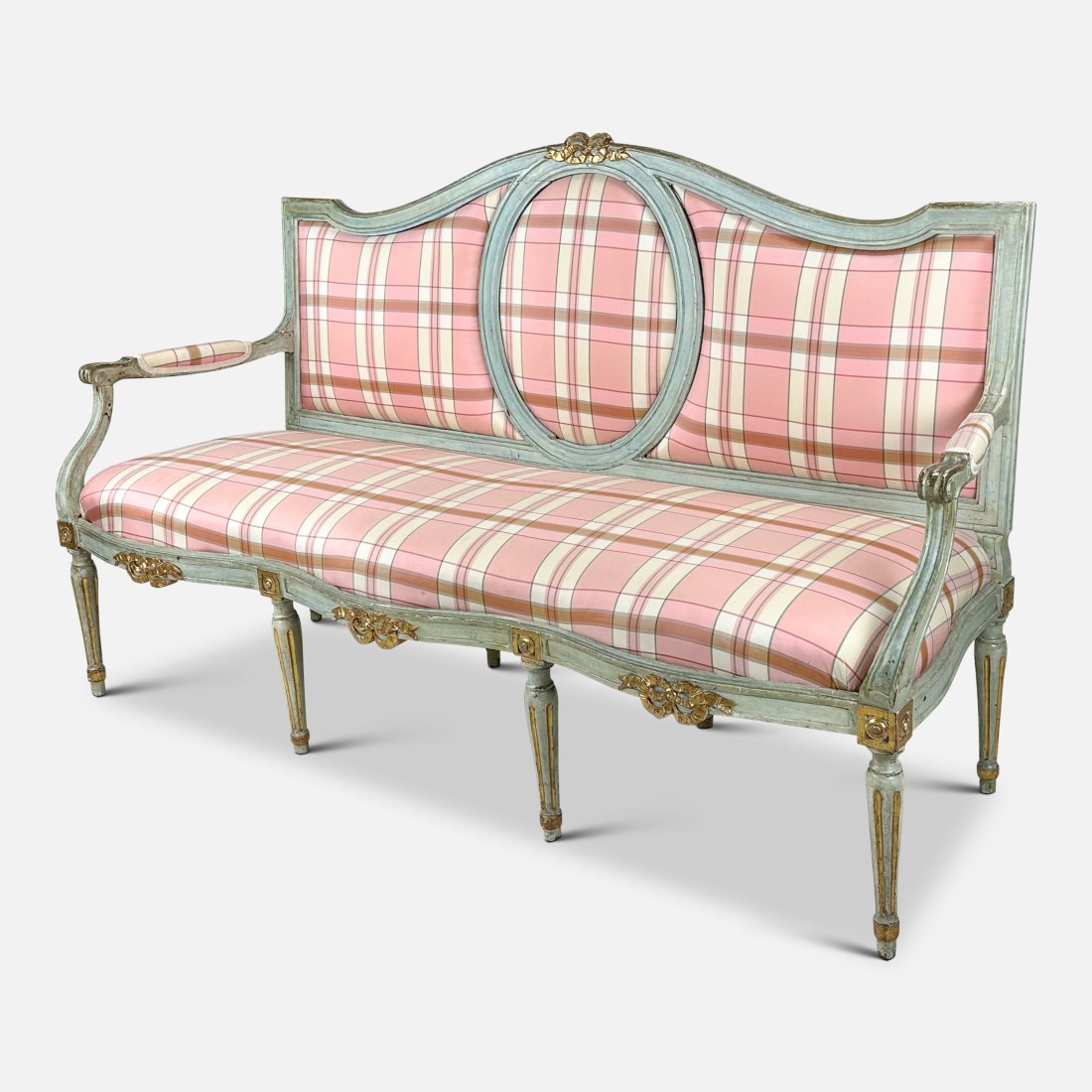 Antique 18th/19thC Louis XVI Period French Paint Decorated Sofa (1 of 11)