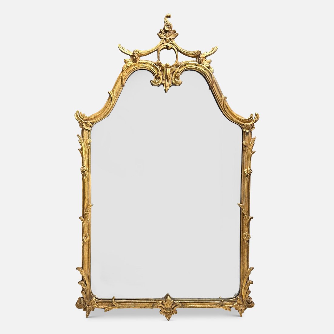 F.B Decorative Arts New York Carved Giltwood Gesso Rococo Wall Mirror (1 of 5)
