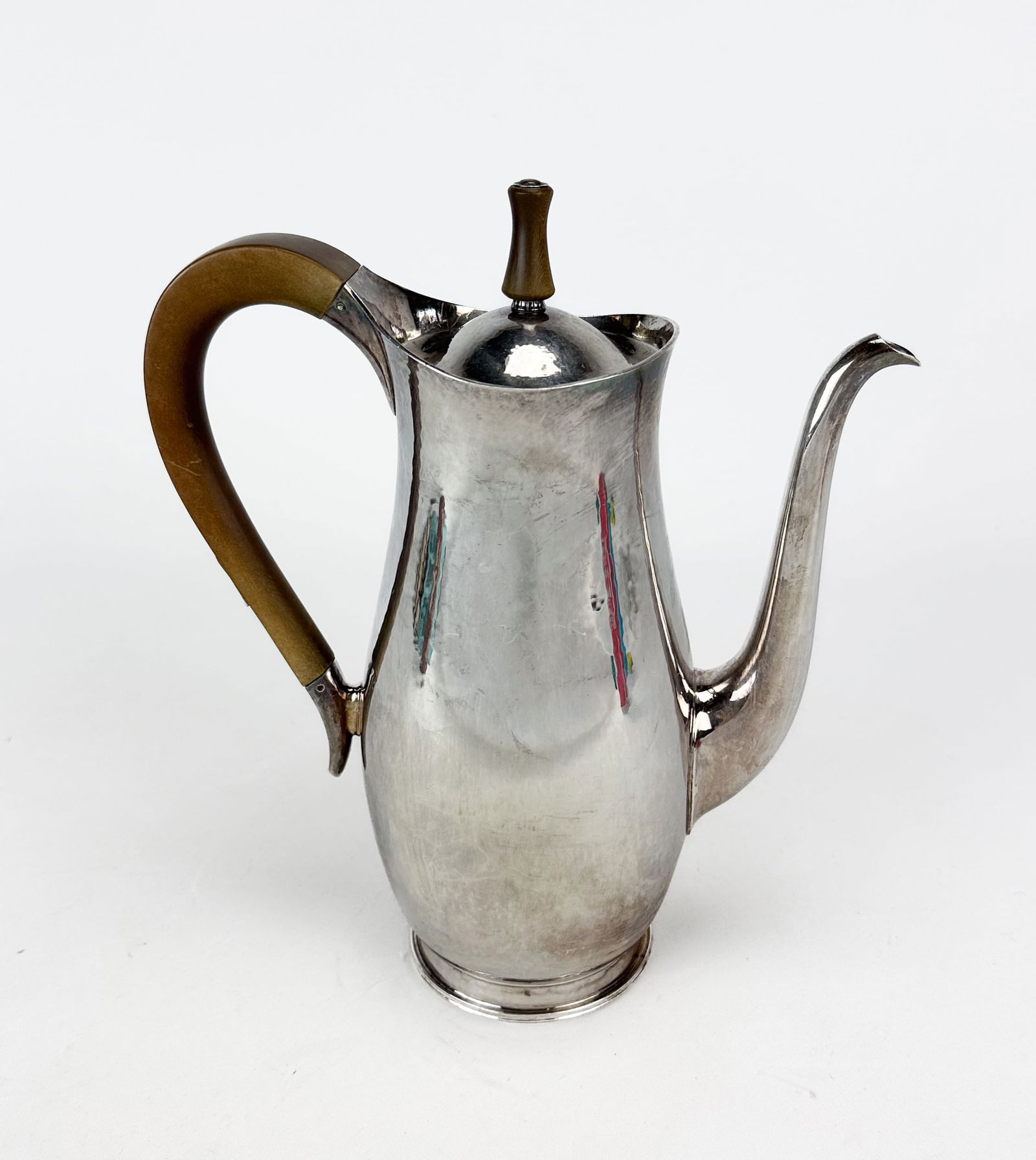Eric Clements British Sterling Silver Lidded Pitcher Payne & Son Oxford 1953 (1 of 6)