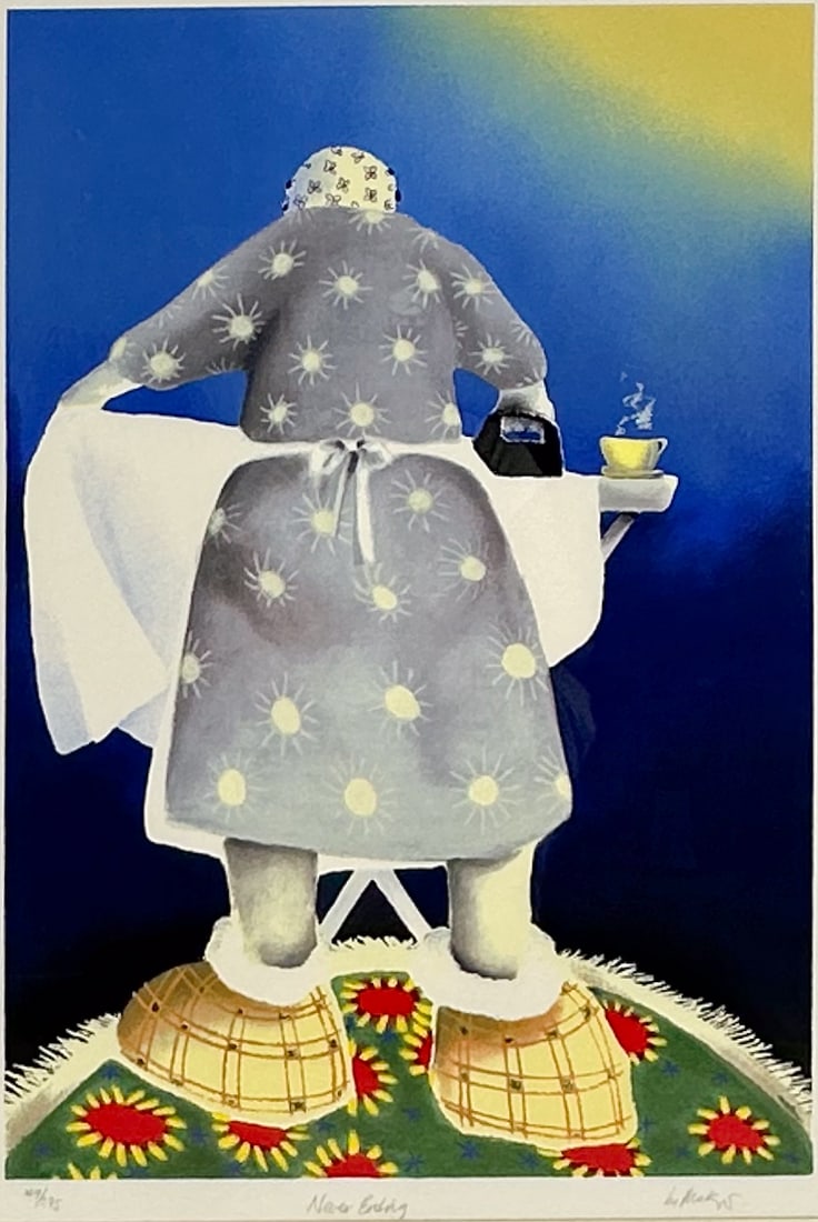 Mackenzie Thorpe "Never Ending" Serigraph Framed Print (1 of 6)