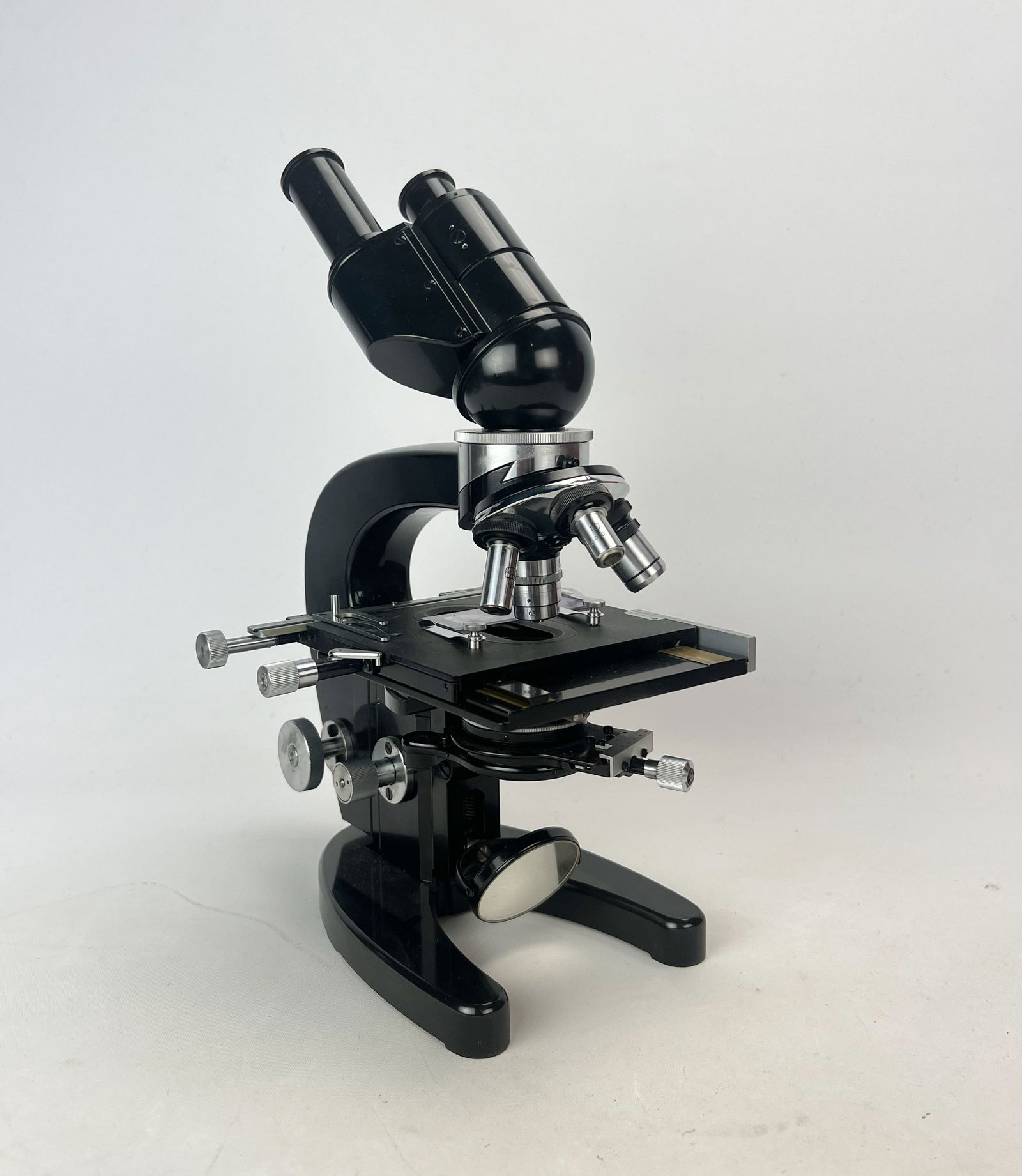 Carl Zeiss Jena German Mono-Binocular Microscope w/Original Box (1 of 15)